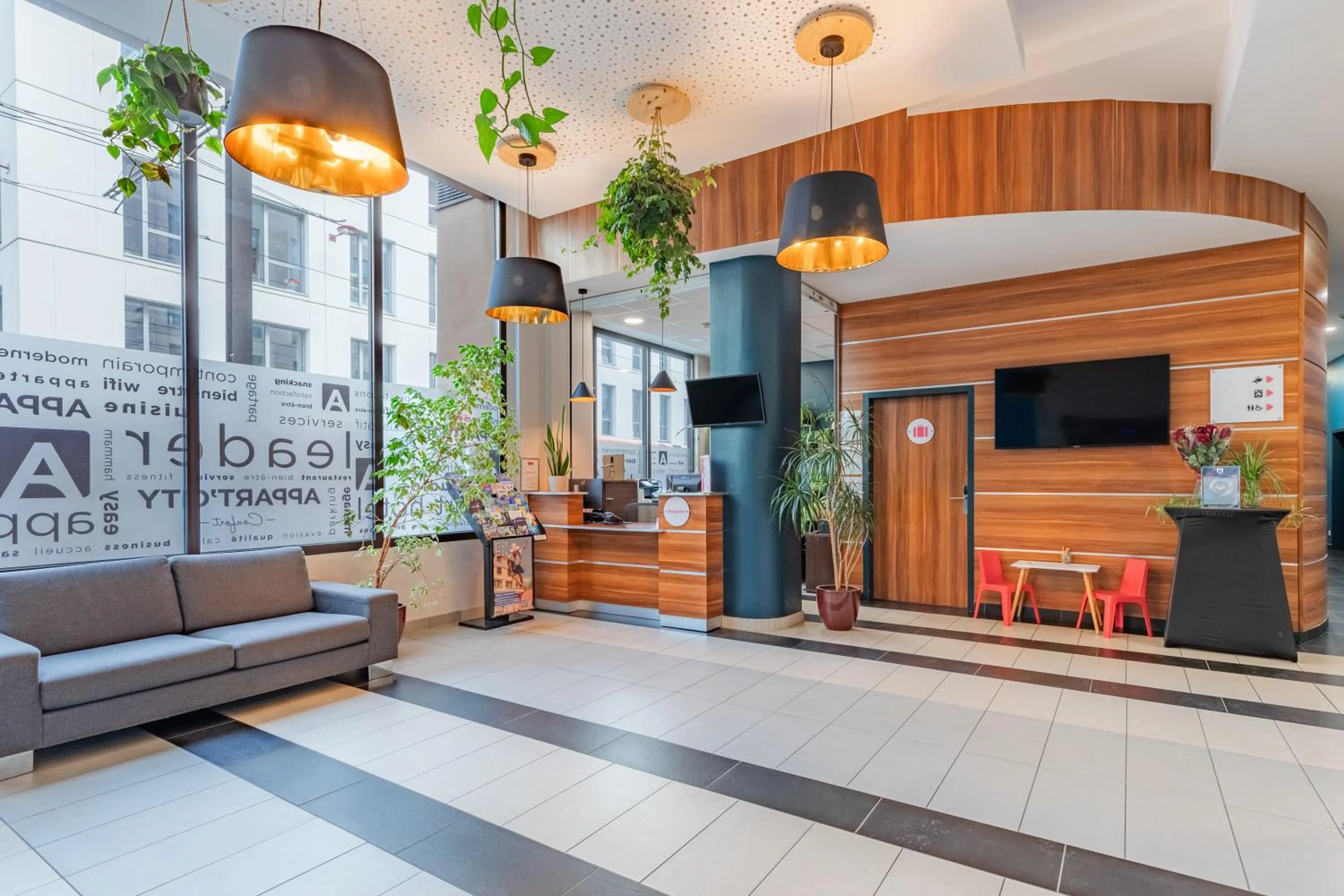 Lobby or reception in Appart'City Confort Le Mans Centre