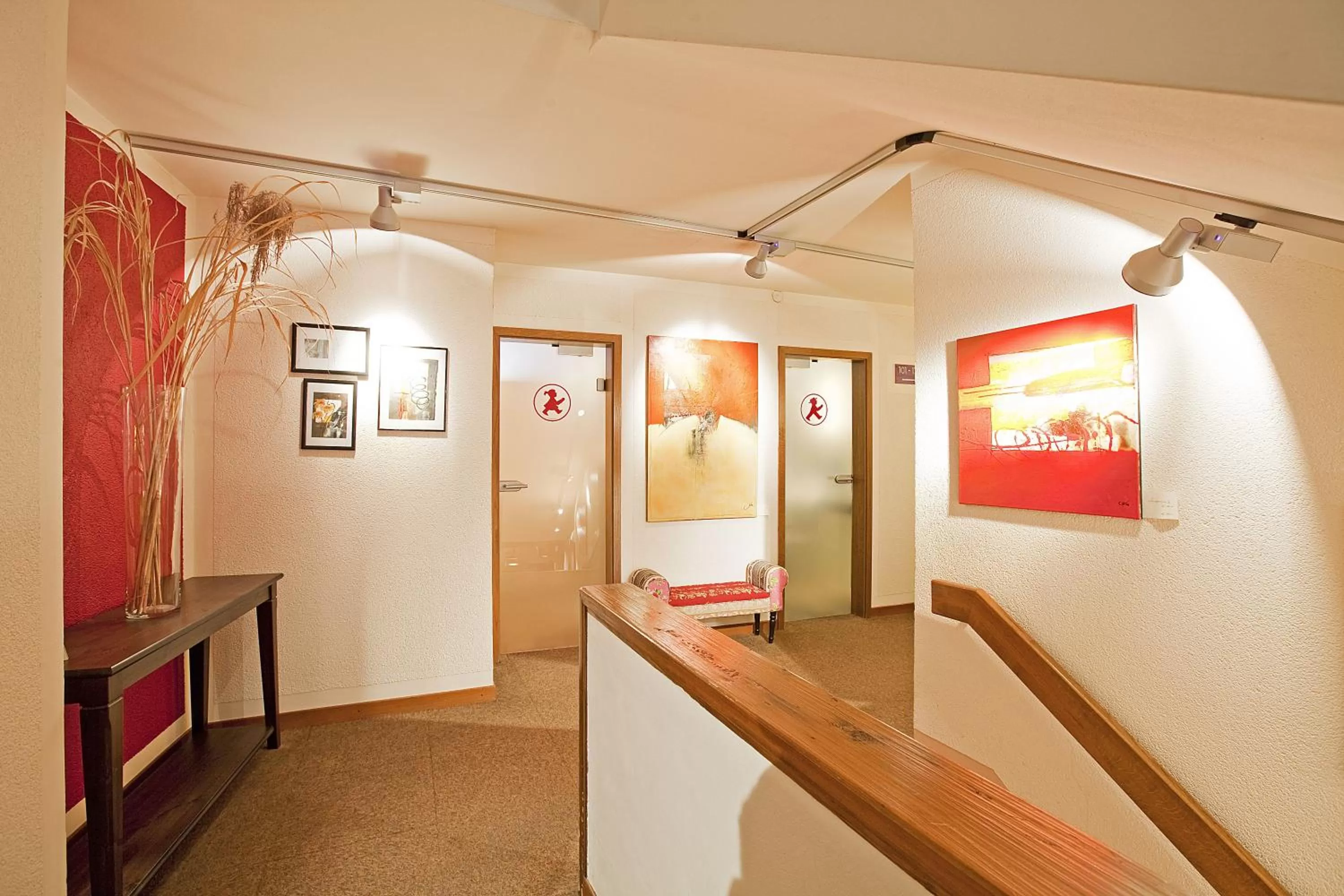 Decorative detail, Bed in Hotel Lehmeier