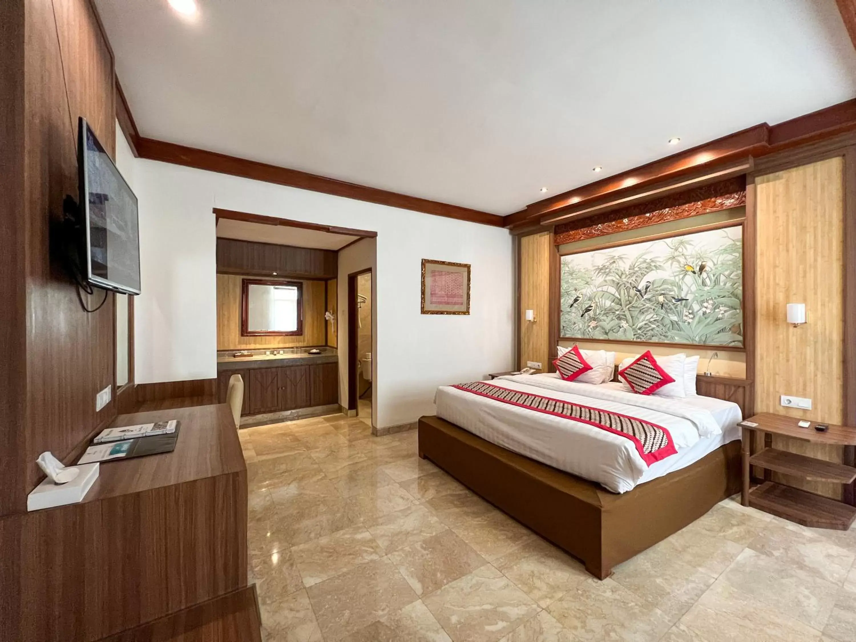 Bed in Grand Istana Rama Hotel