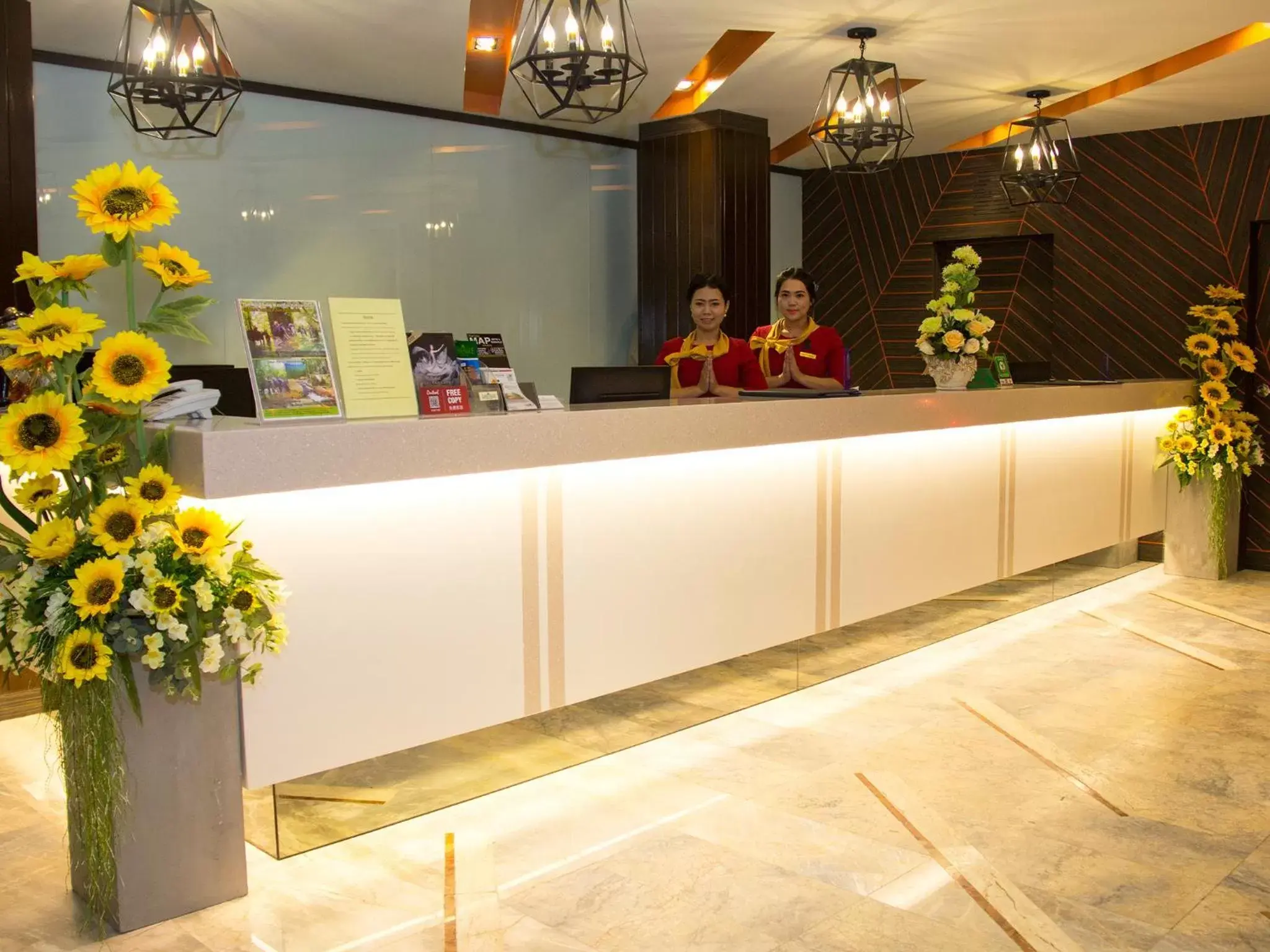 Lobby or reception, Lobby/Reception in Friendlytel Hotel