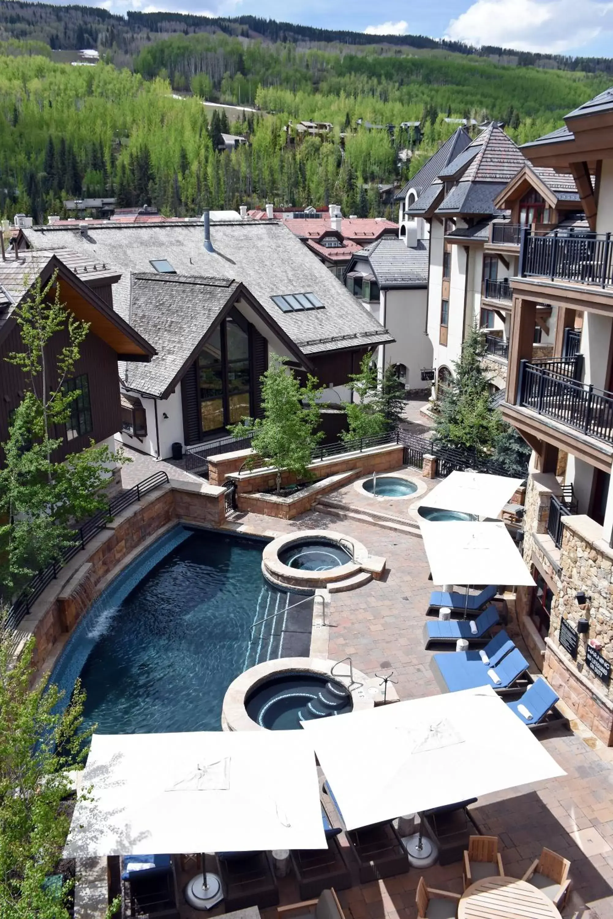 Pool View in The Sebastian - Vail