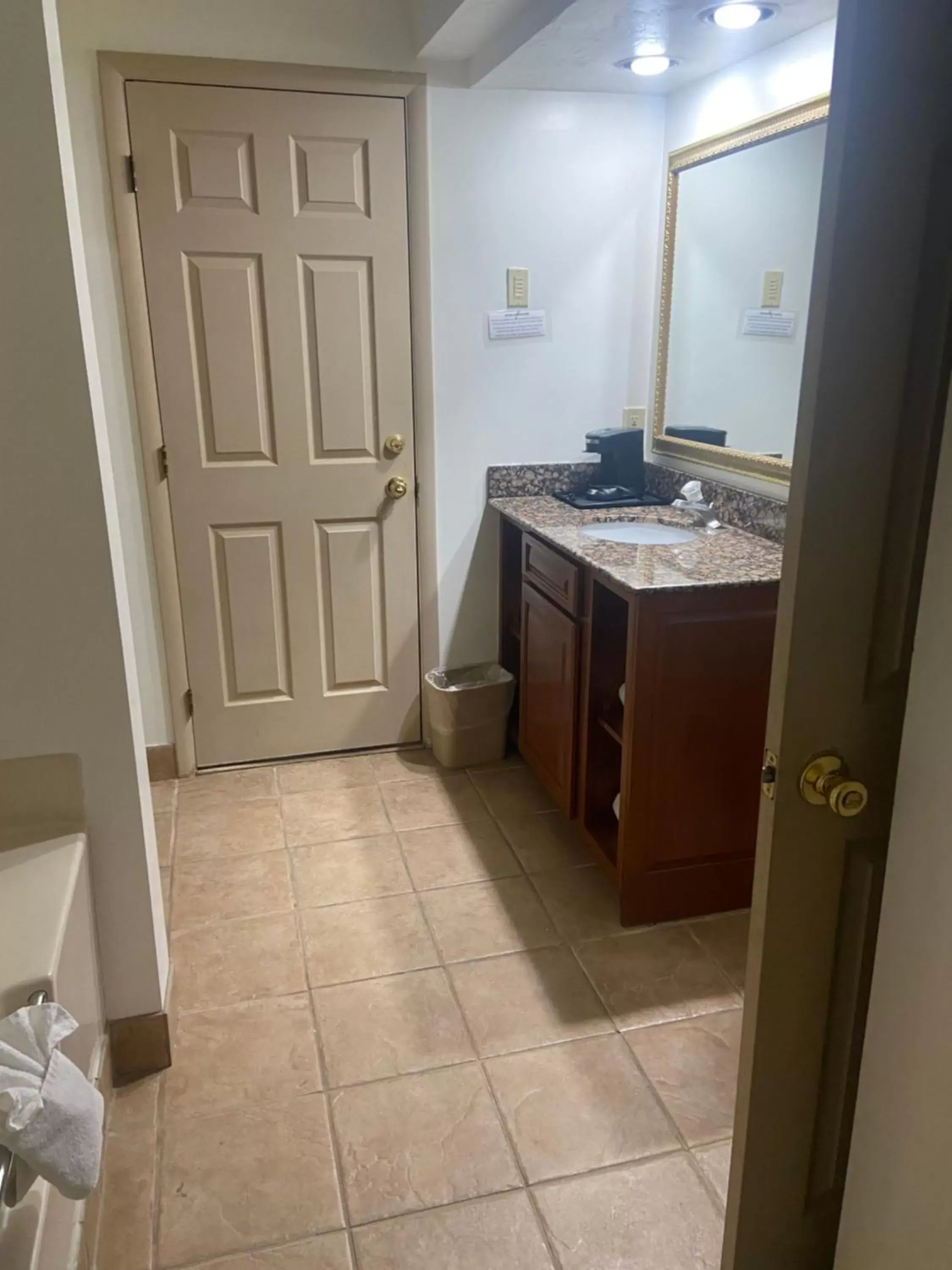 Bathroom in Wingate by Wyndham Gunnison Near Western Colorado University Bathroom in Wingate by Wyndham Gunnison Near Western Colorado University