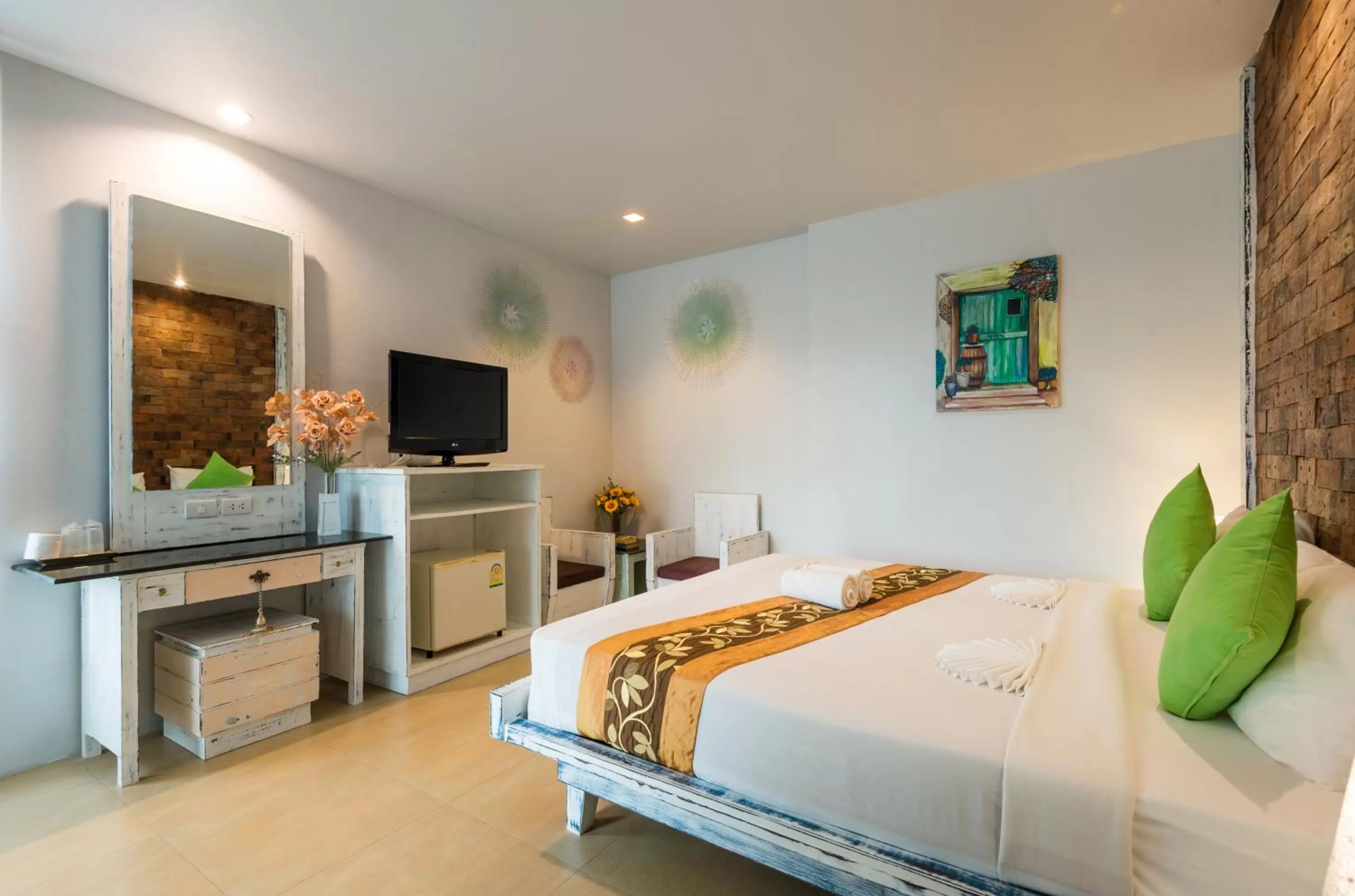 Bedroom, Bed in Baan Ban Dalay