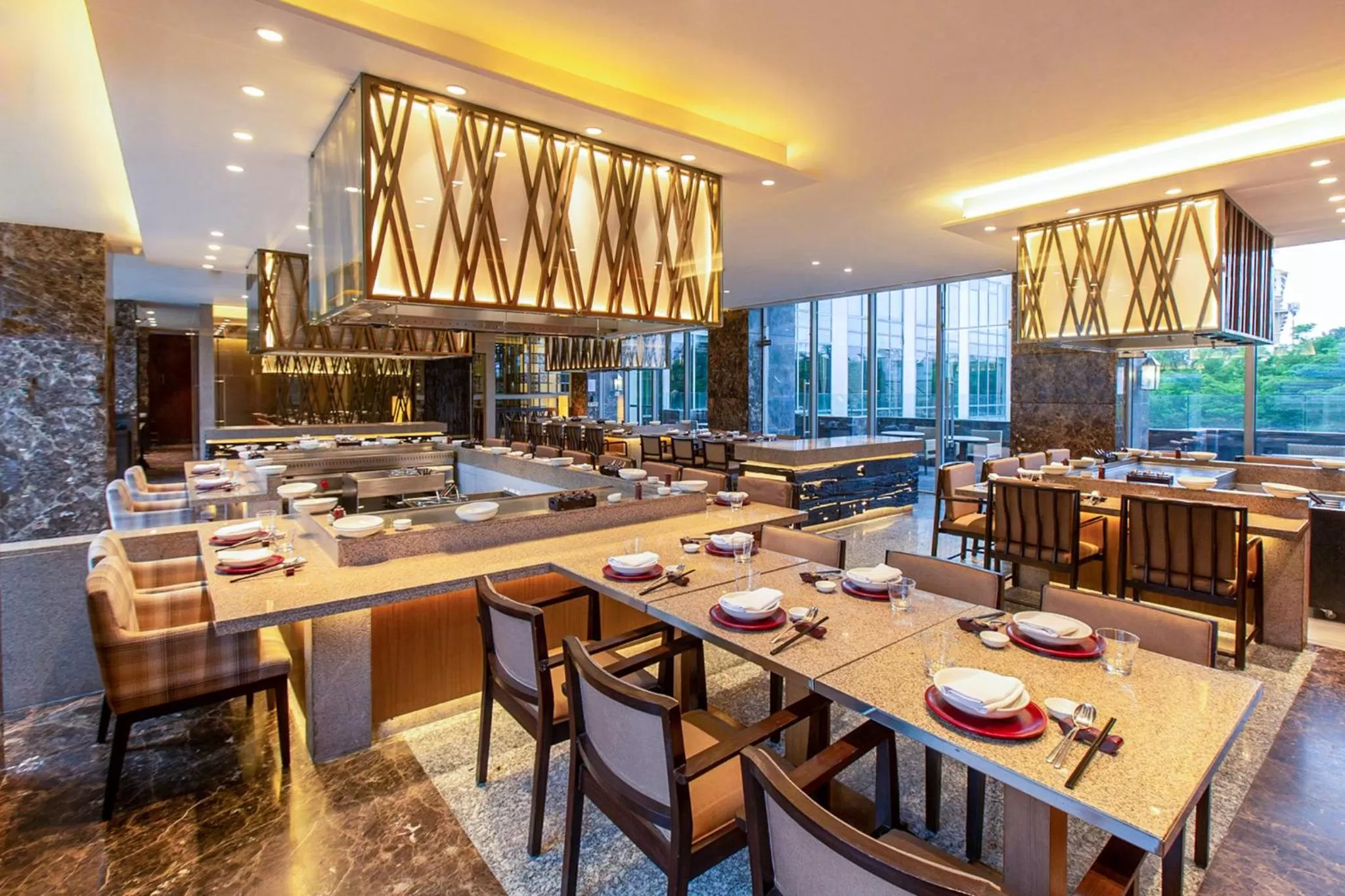 Restaurant/places to eat in Hyatt Ahmedabad