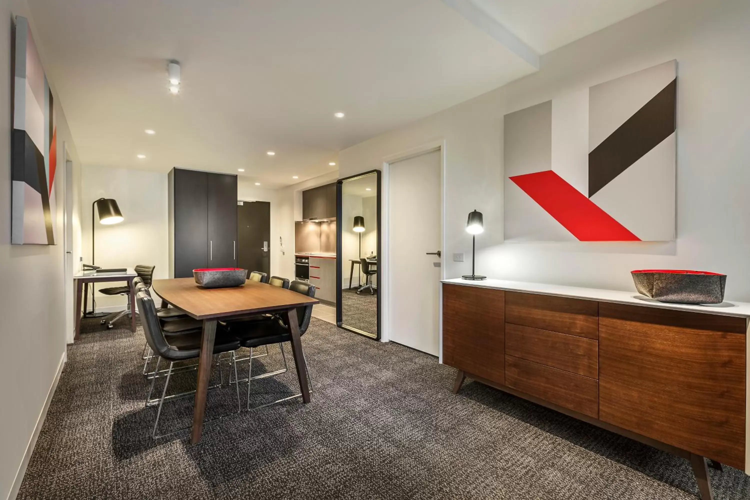 Dining area in Corporate Living Accommodation Abbotsford