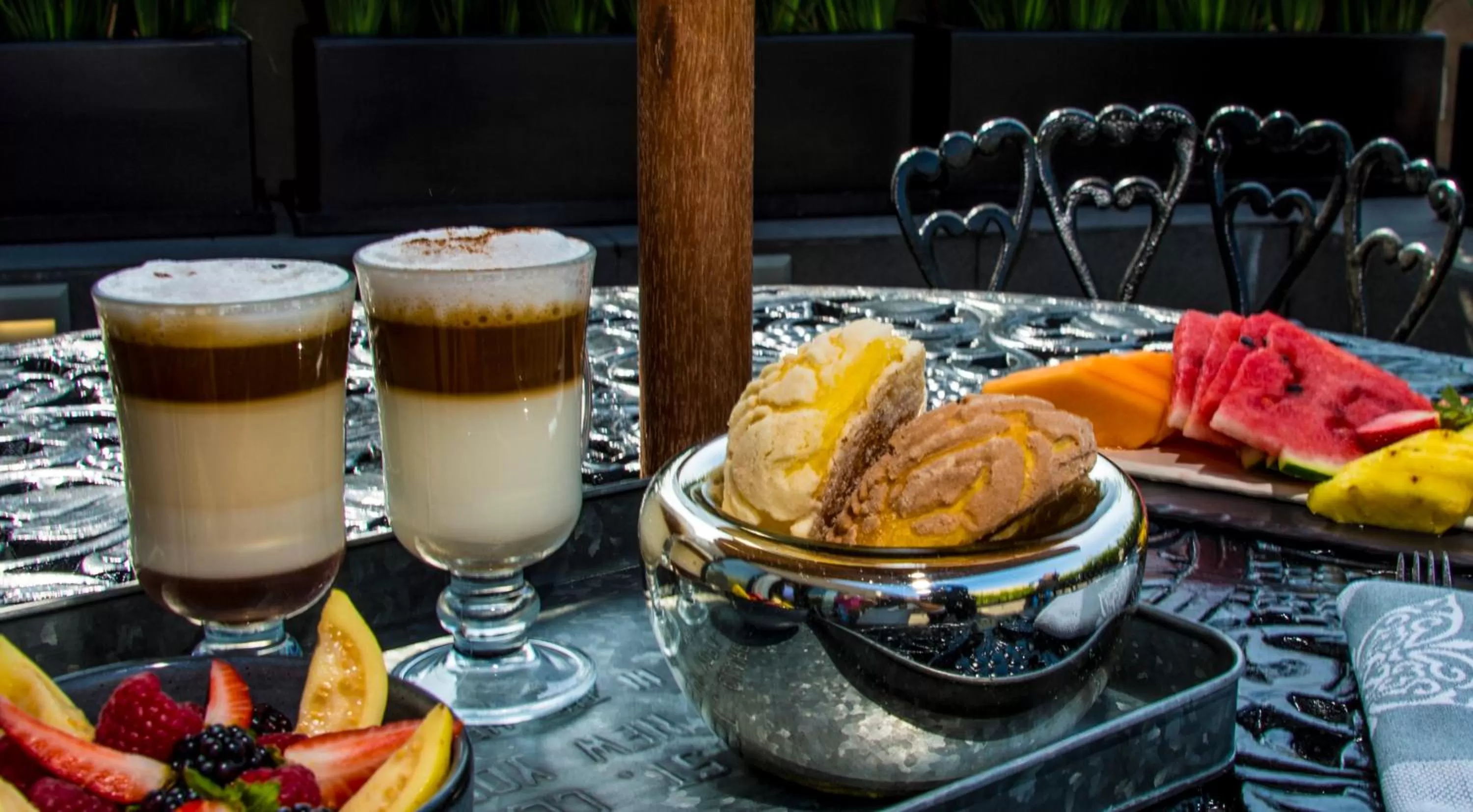 Food close-up in Historico Central Hotel