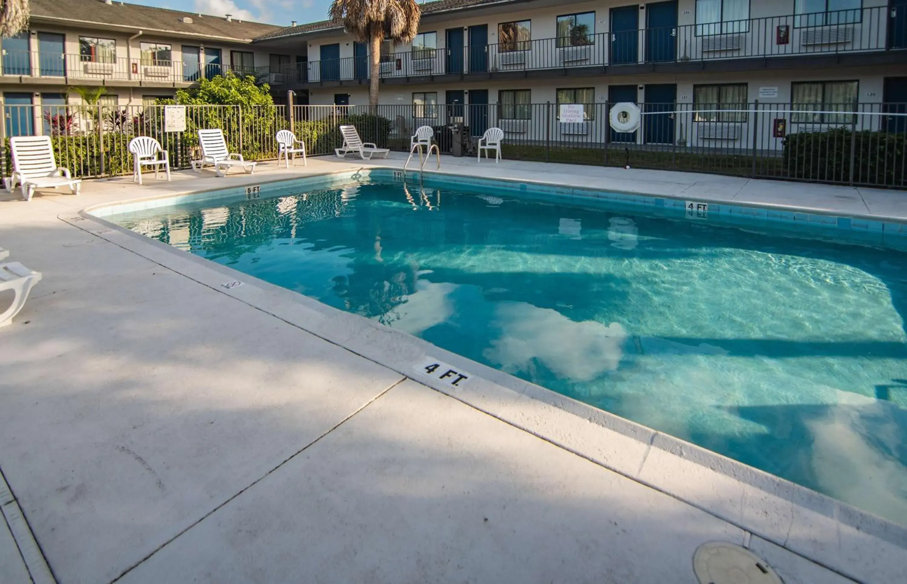 Pool view, Swimming Pool in Motel 6-Ft. Pierce, FL