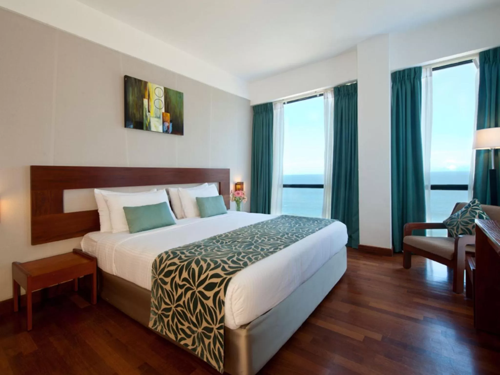 Bedroom, Bed in The Ocean Colombo - Guaranteed Sea View Rooms