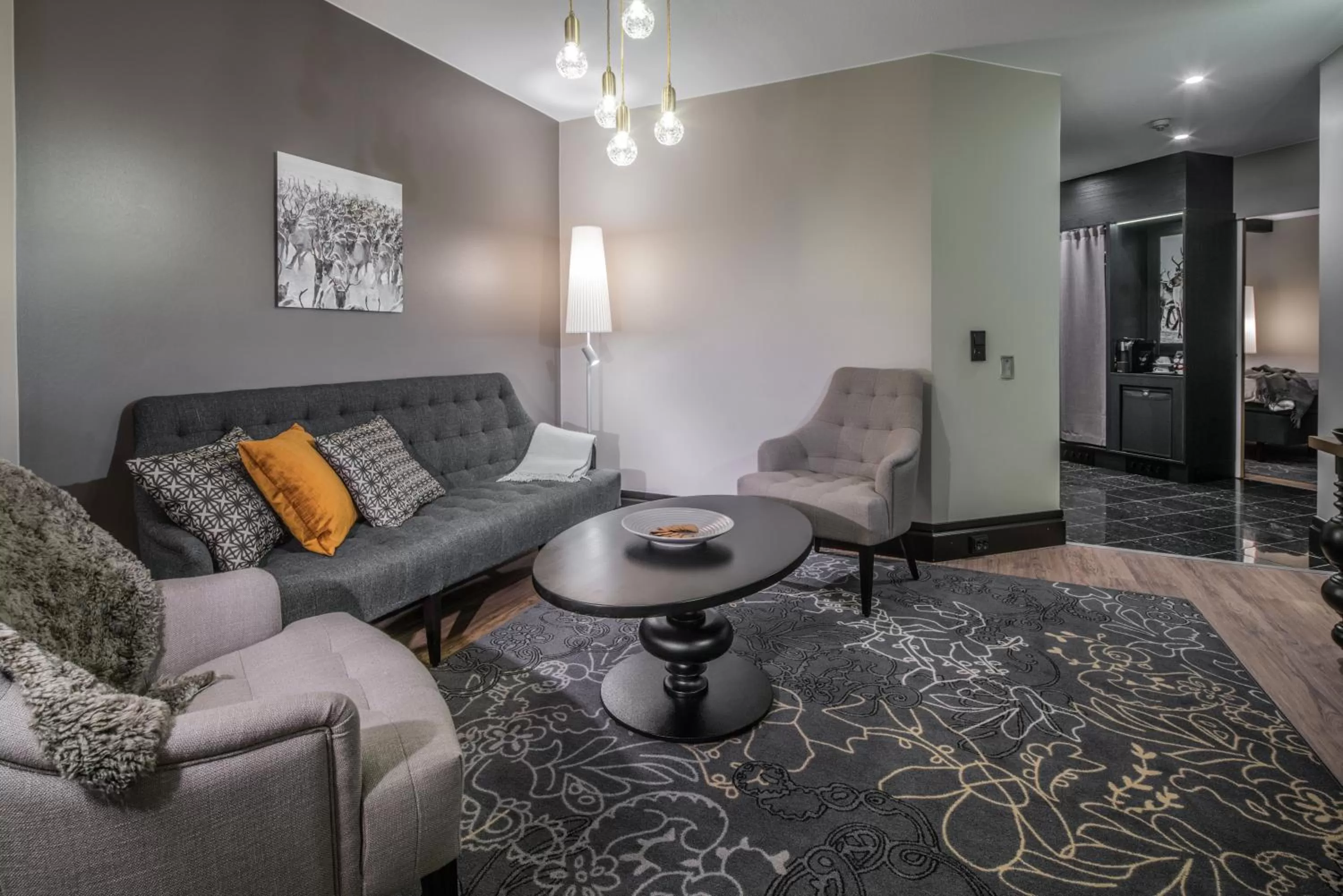 Communal lounge/ TV room in Lapland Hotels Oulu