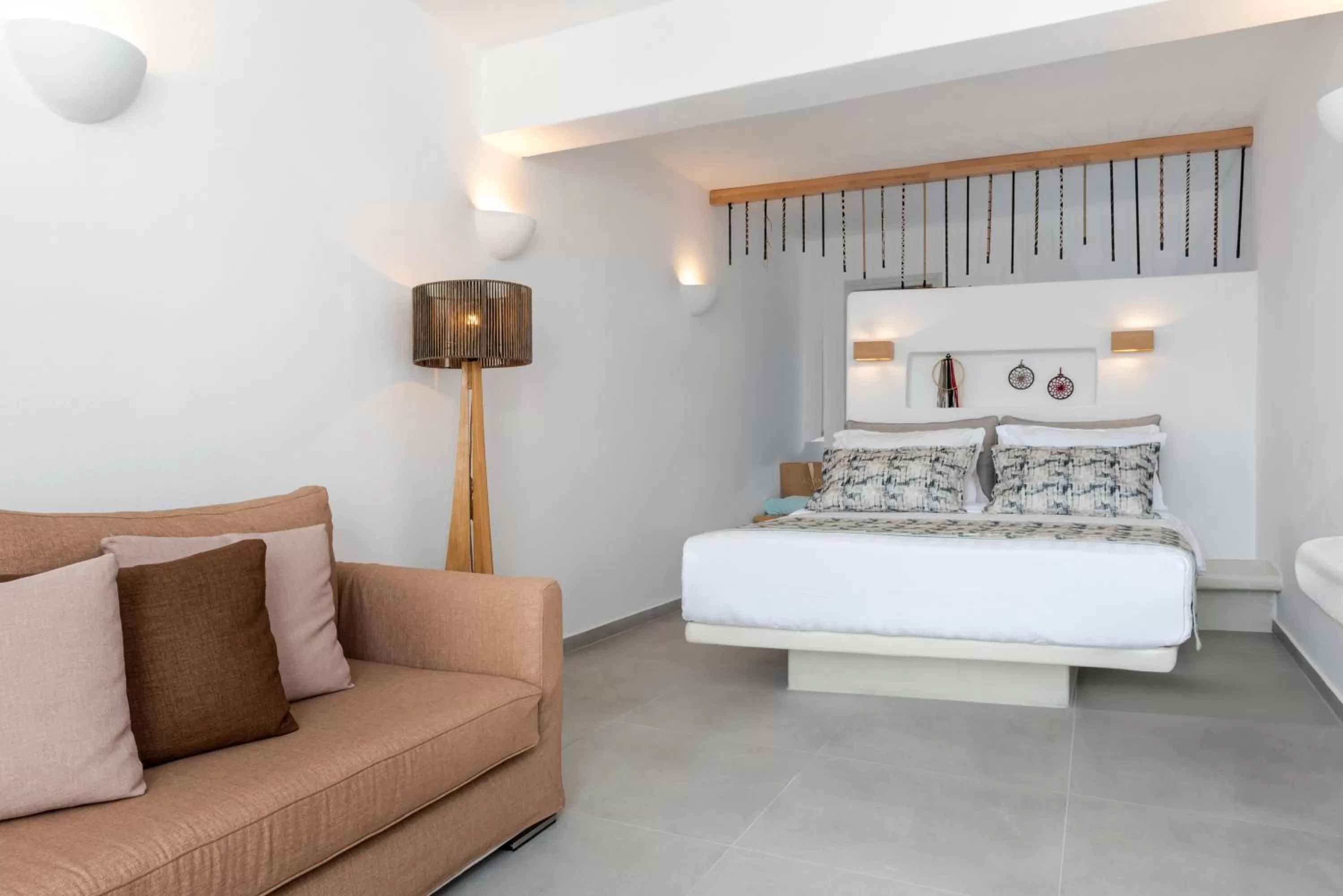 Bed in Adamant Suites