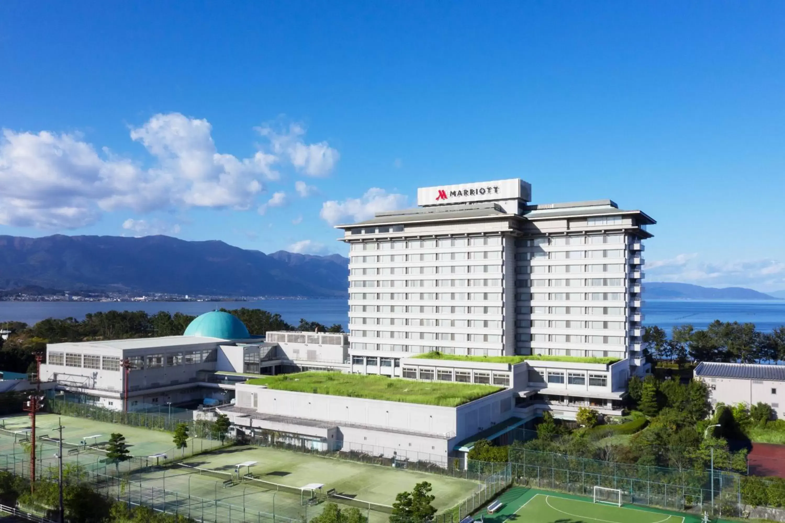 Property building in Lake Biwa Marriott Hotel