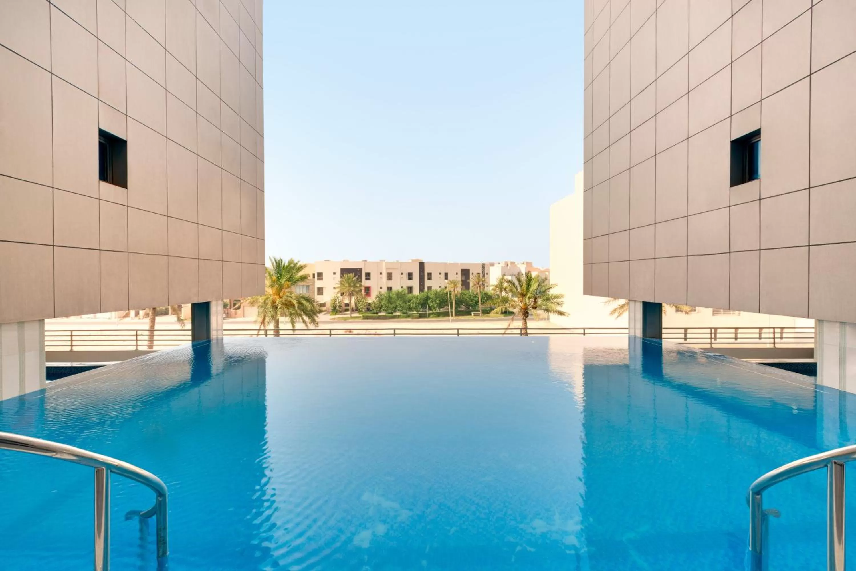 Swimming pool in Ramada Hotel and Suites Amwaj Islands