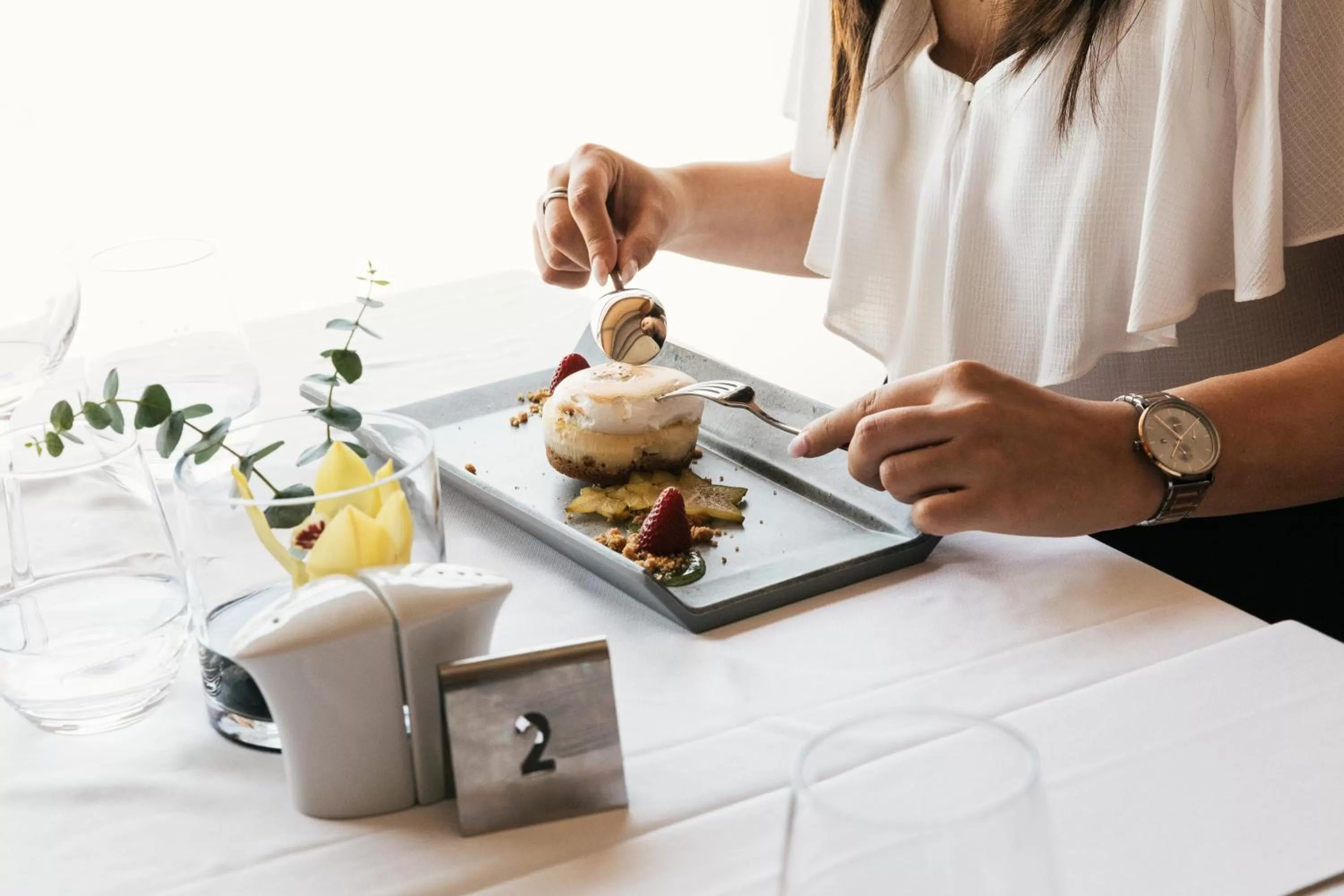 Food close-up in Hotel Roma