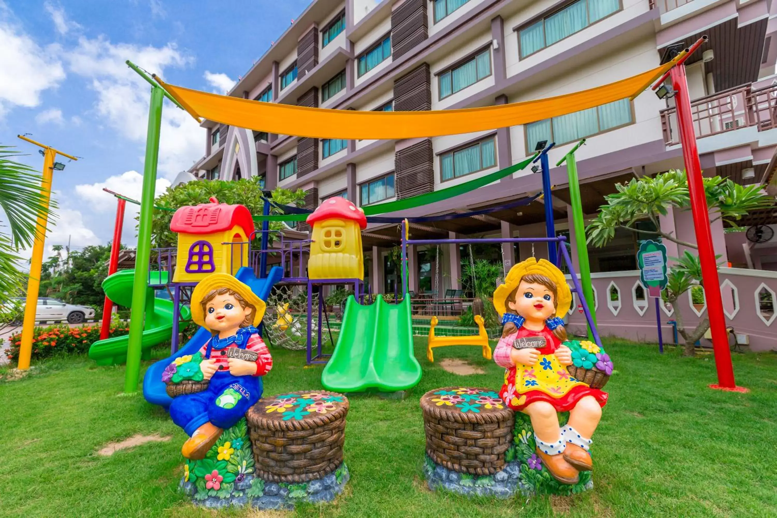 Children play ground, Children in Phanomrungpuri Hotel Buriram