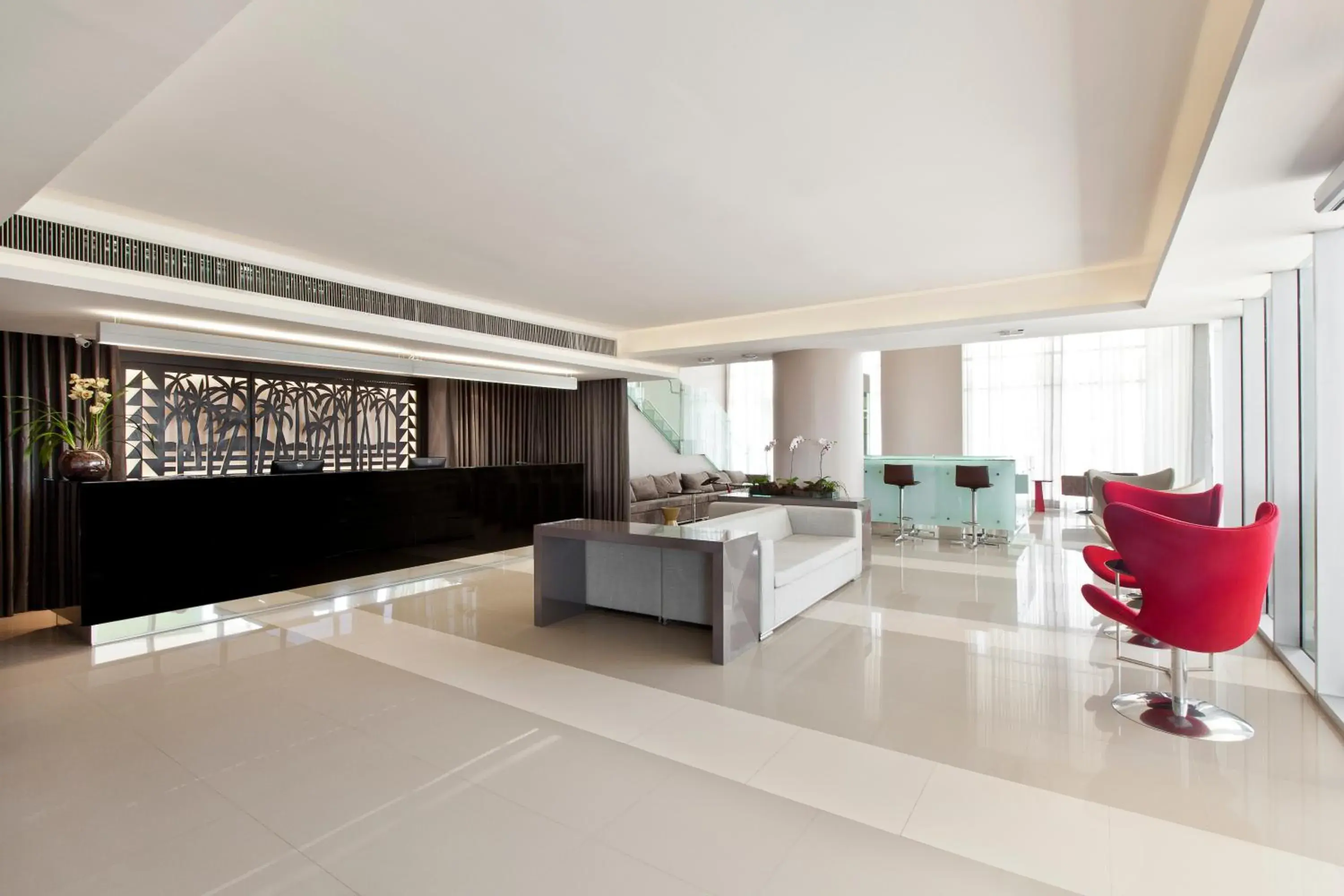 Lobby or reception in San Diego Suites Veredas Sete Lagoas Lobby or reception in San Diego Suites Veredas Sete Lagoas