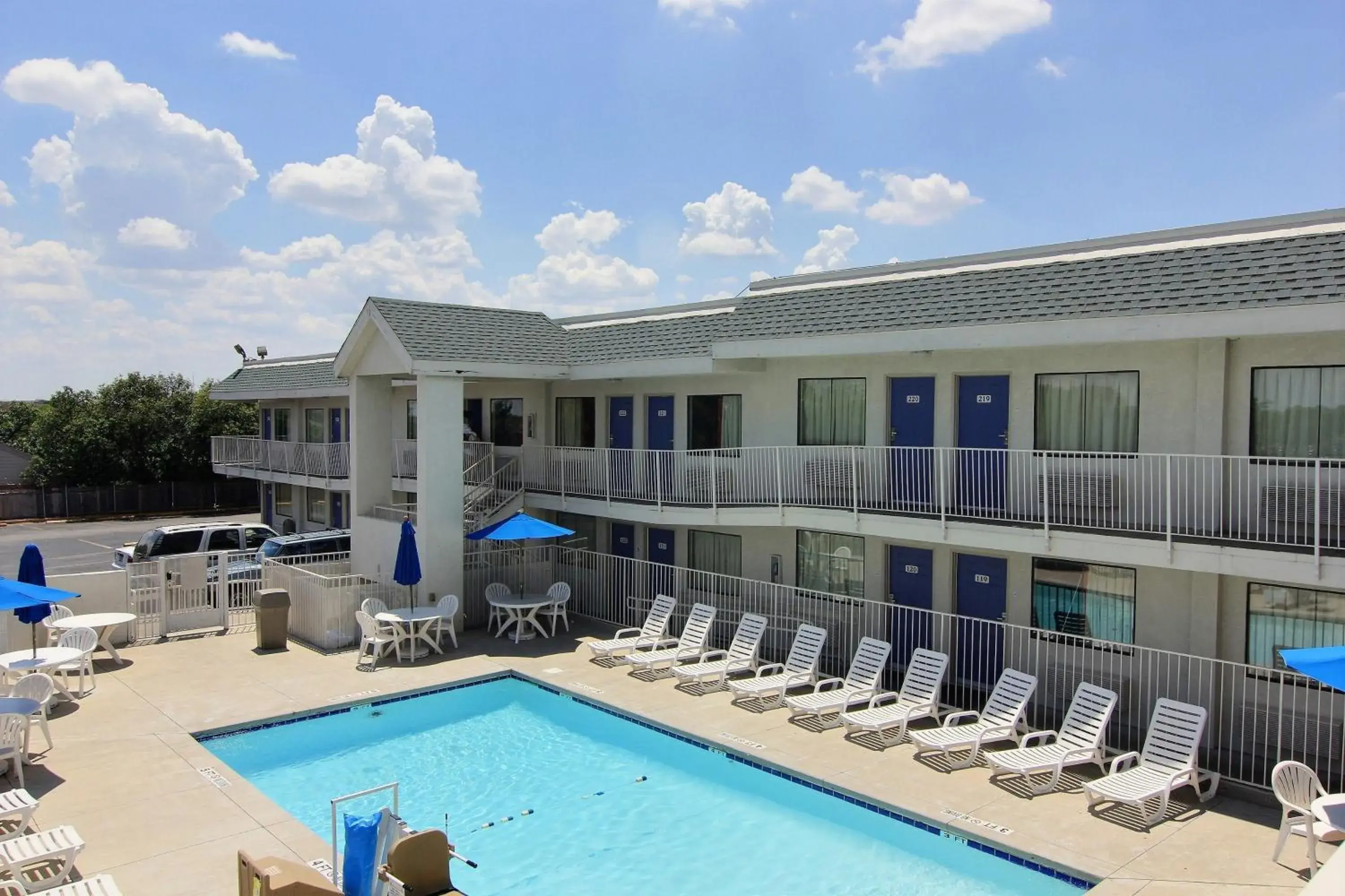 Swimming Pool in Motel 6-Austin, TX