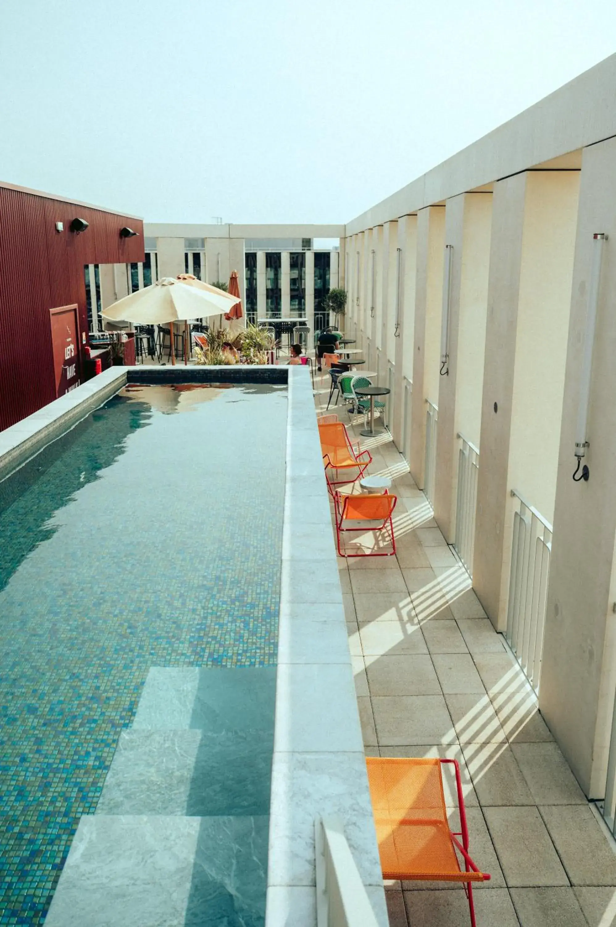 Patio, Swimming Pool in JOST Hôtel Bordeaux Centre Gare