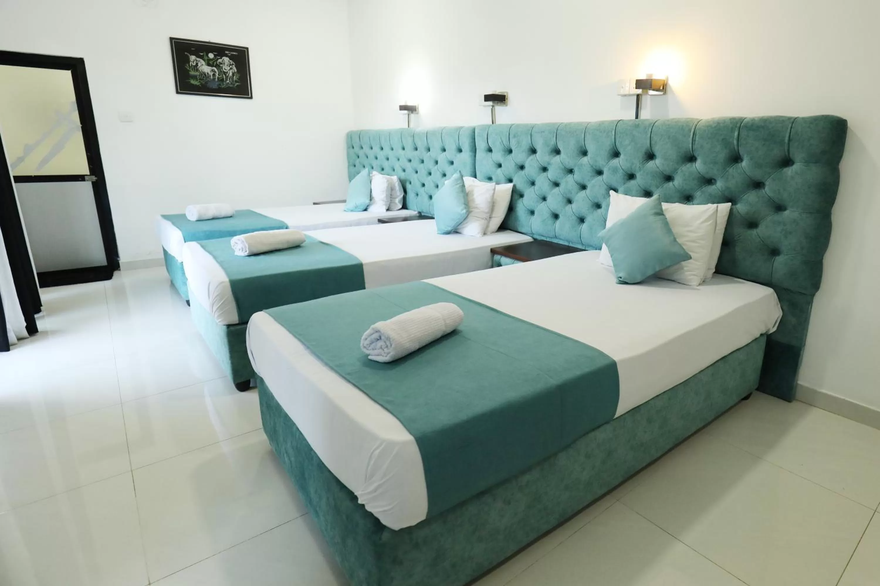 Bed in Seyara Holiday Resort