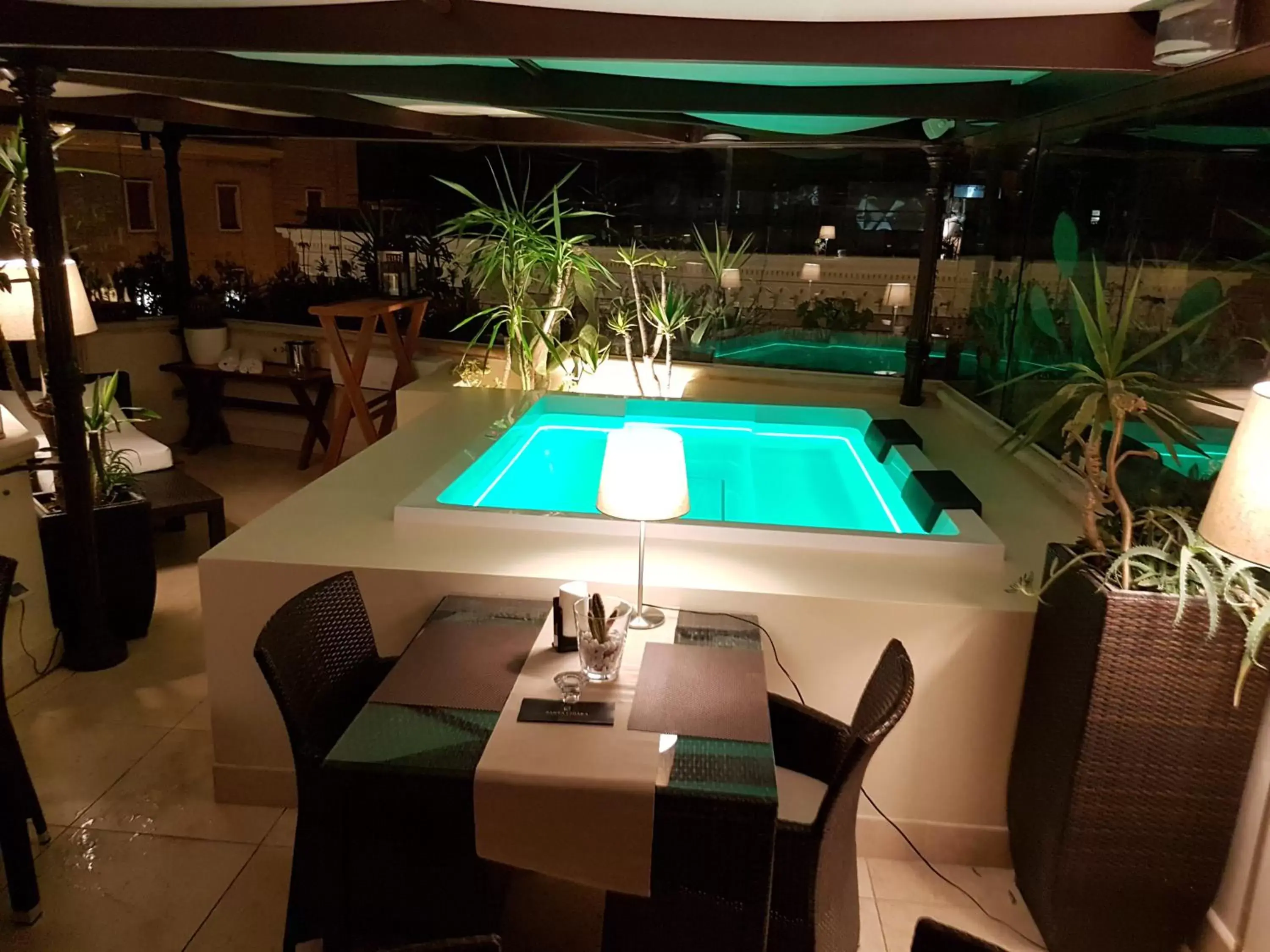 Patio, Swimming Pool in Suite Hotel Santa Chiara