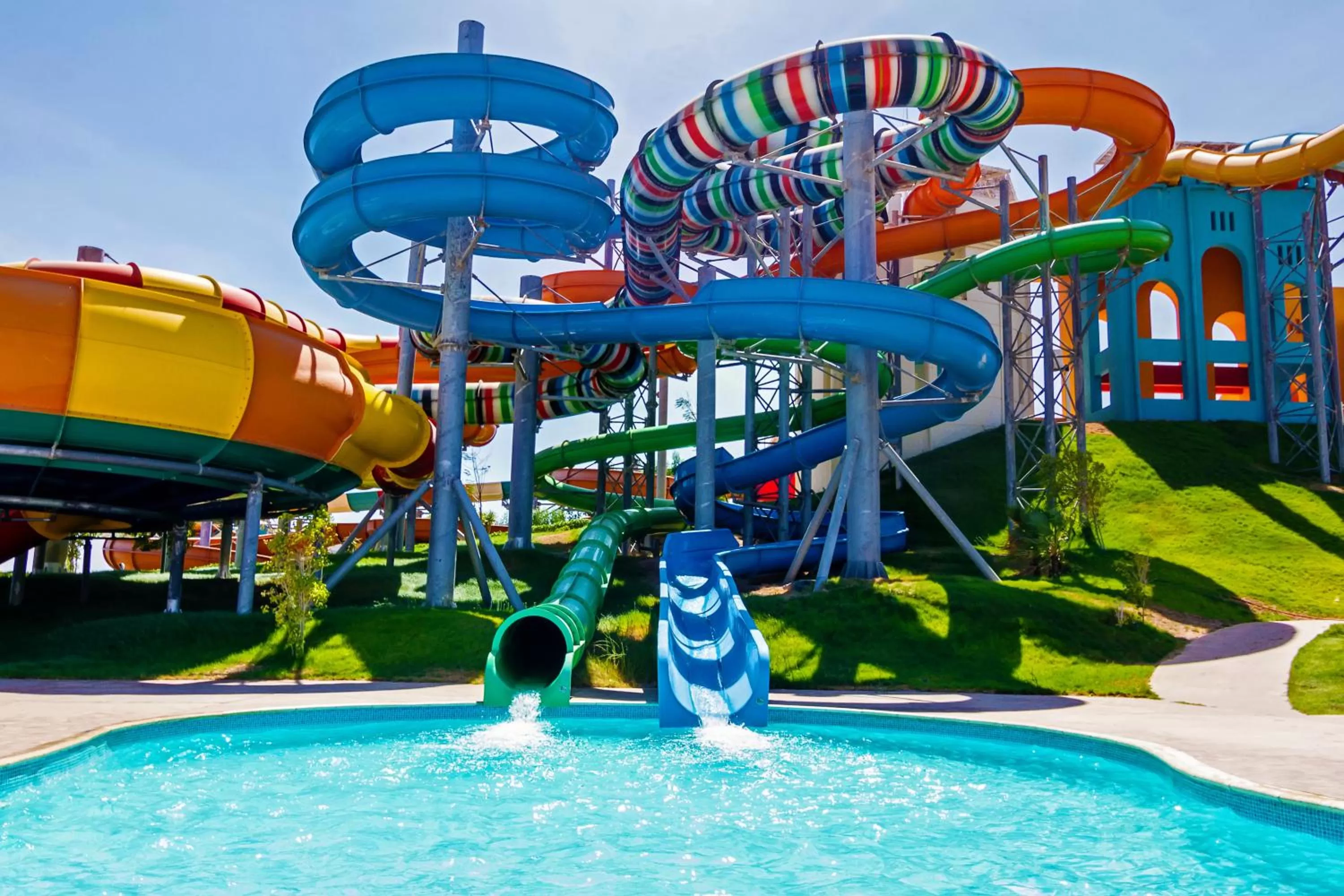 Aqua park in JAZ Neo Saraya Palms