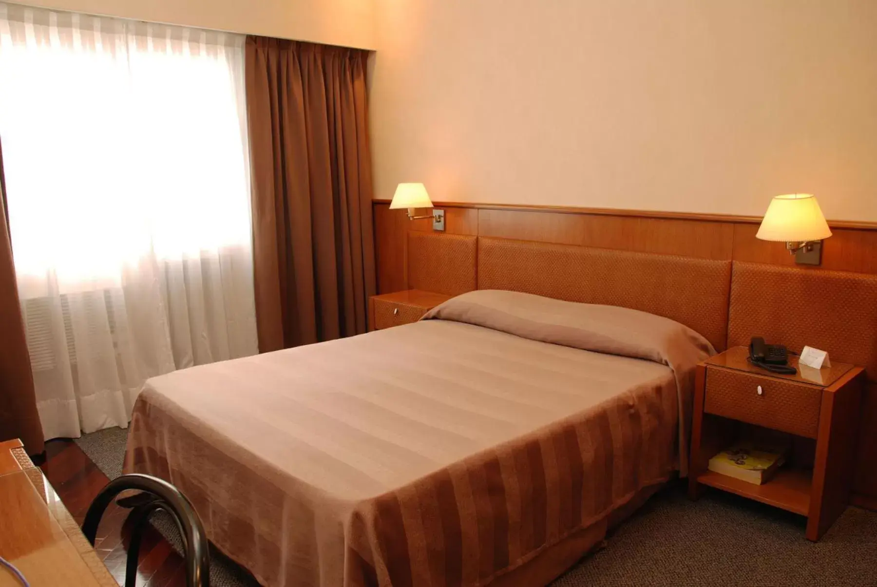 Bed in Hotel Napoleón