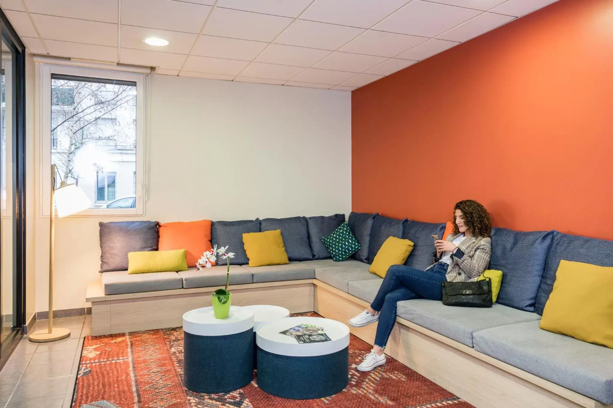 Living room, Seating Area in Aparthotel Adagio Access Paris Asnières