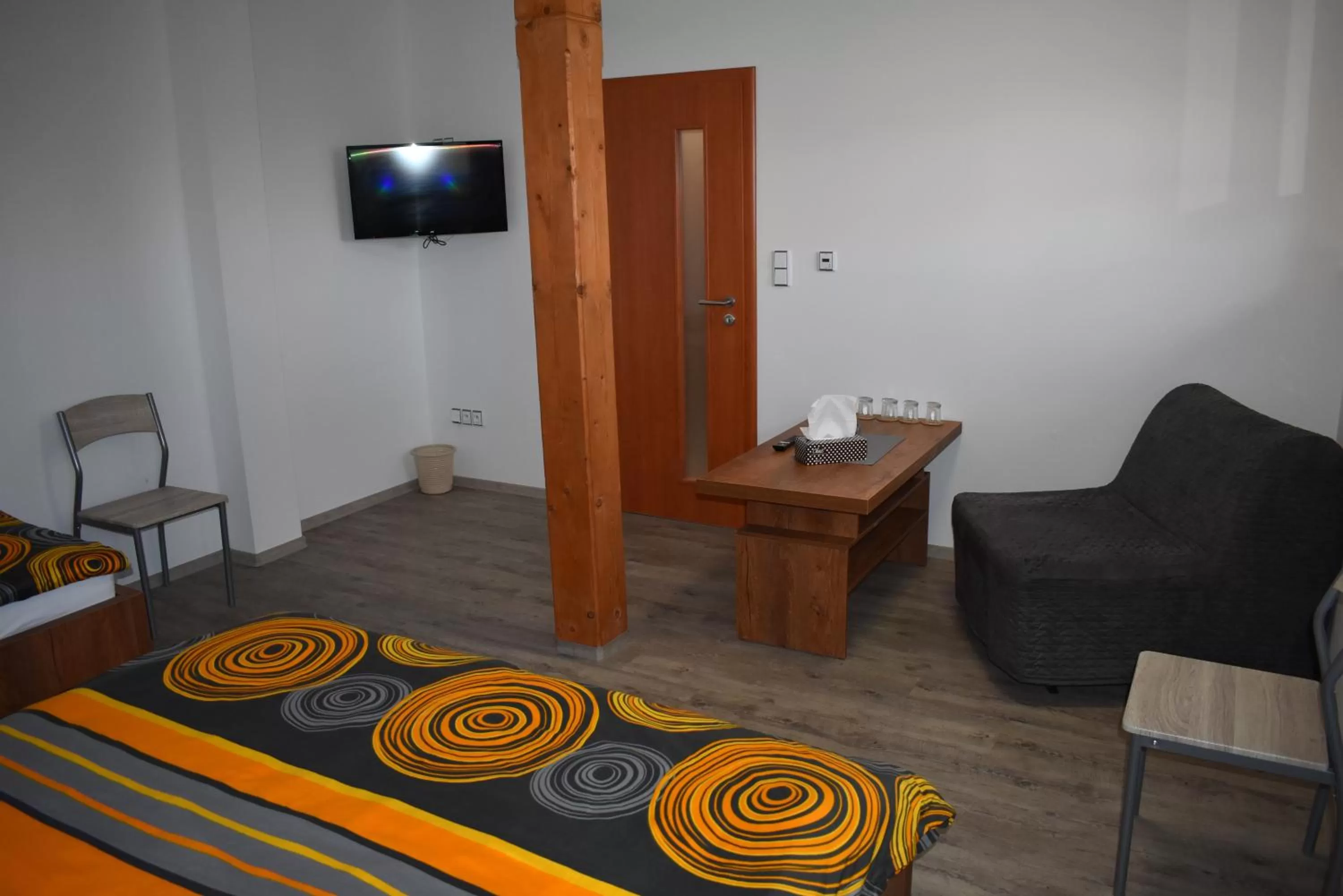 Bed in Motel Roubenka