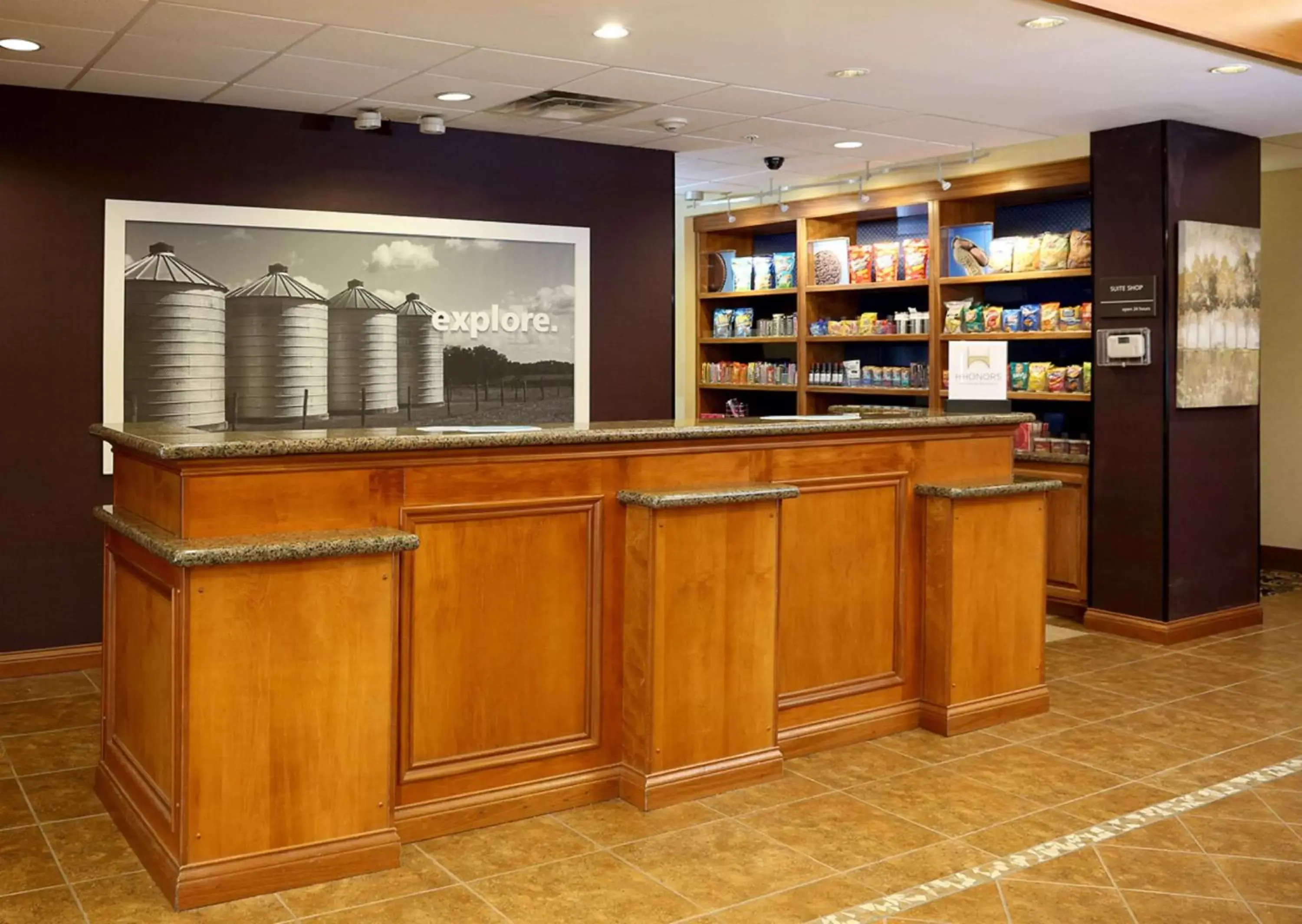 Lobby or reception in Hampton Inn Waterloo