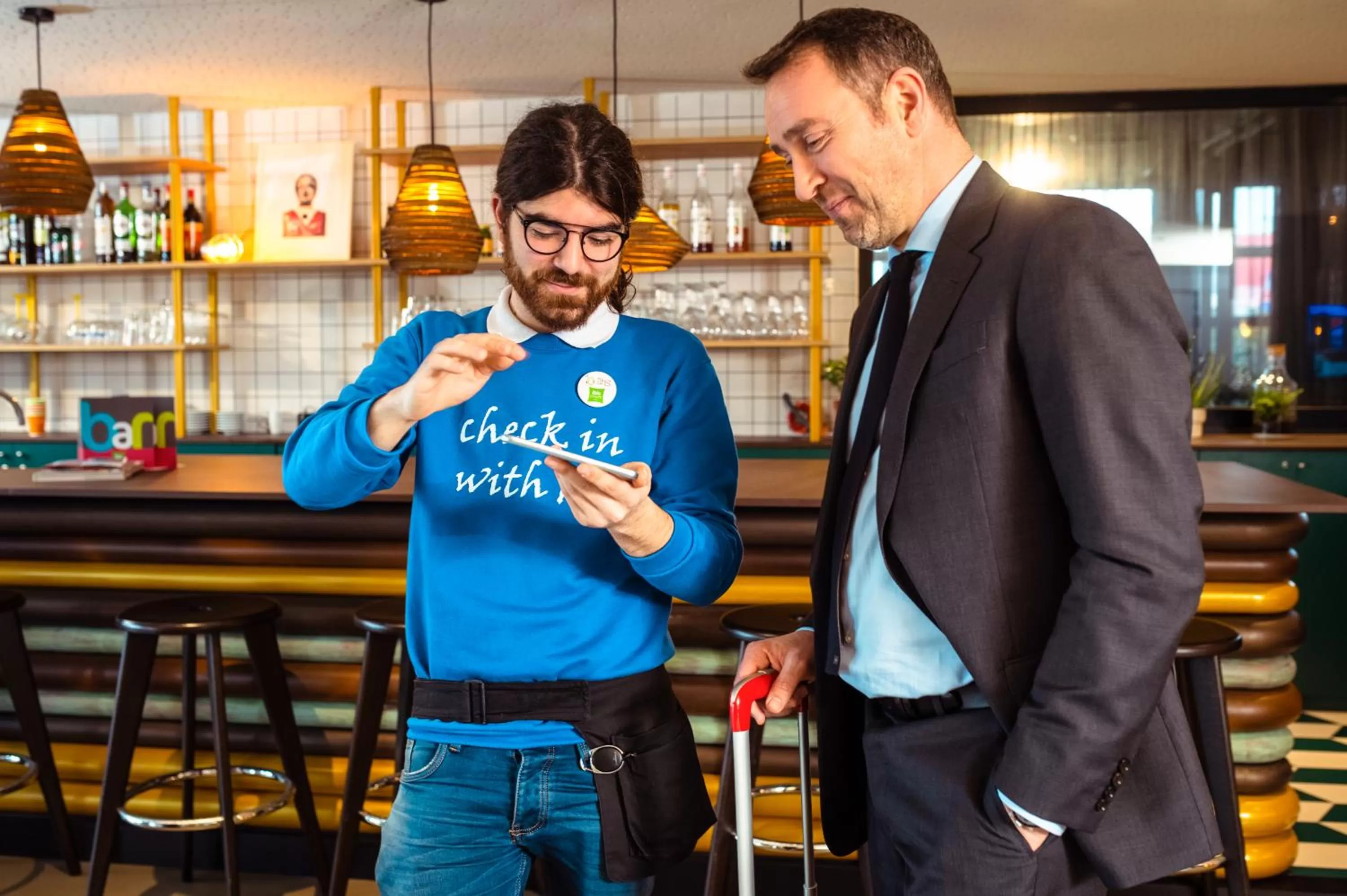 Bedroom in ibis Styles Lyon Meyzieu Arena Stadium