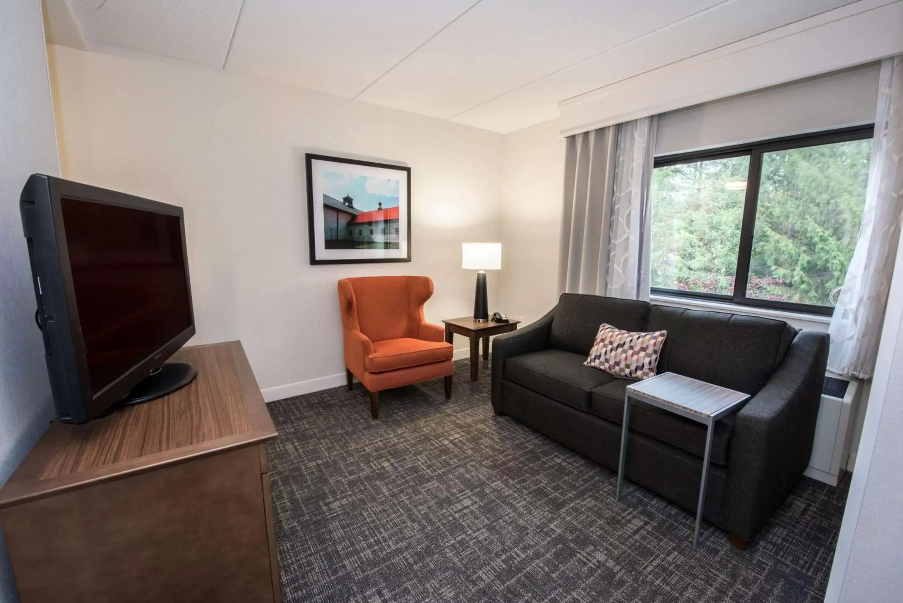 Living room, Seating Area in Hampton Inn Albany-Western Ave/University Area, NY