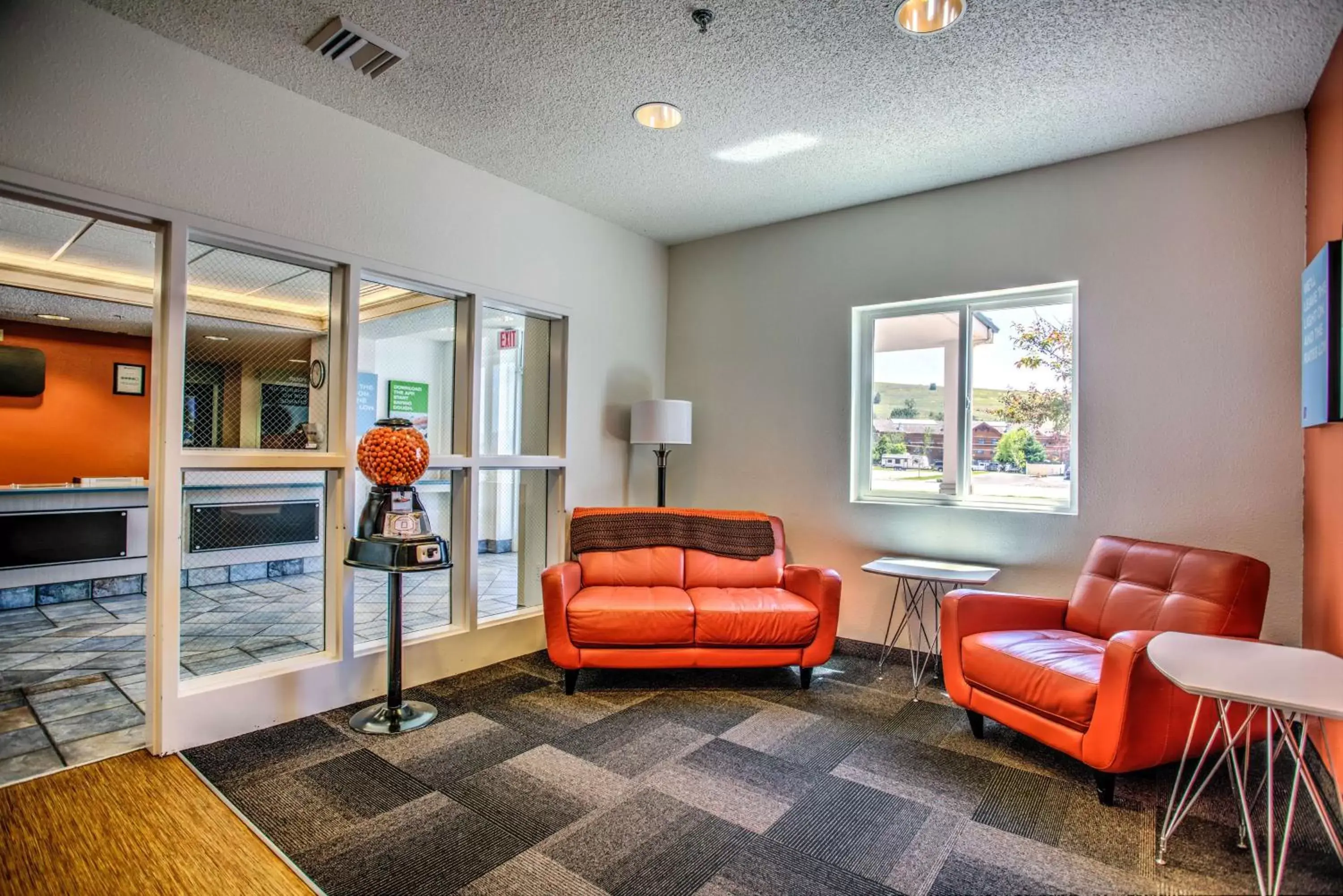 TV and multimedia, Seating Area in Motel 6-Missoula, MT