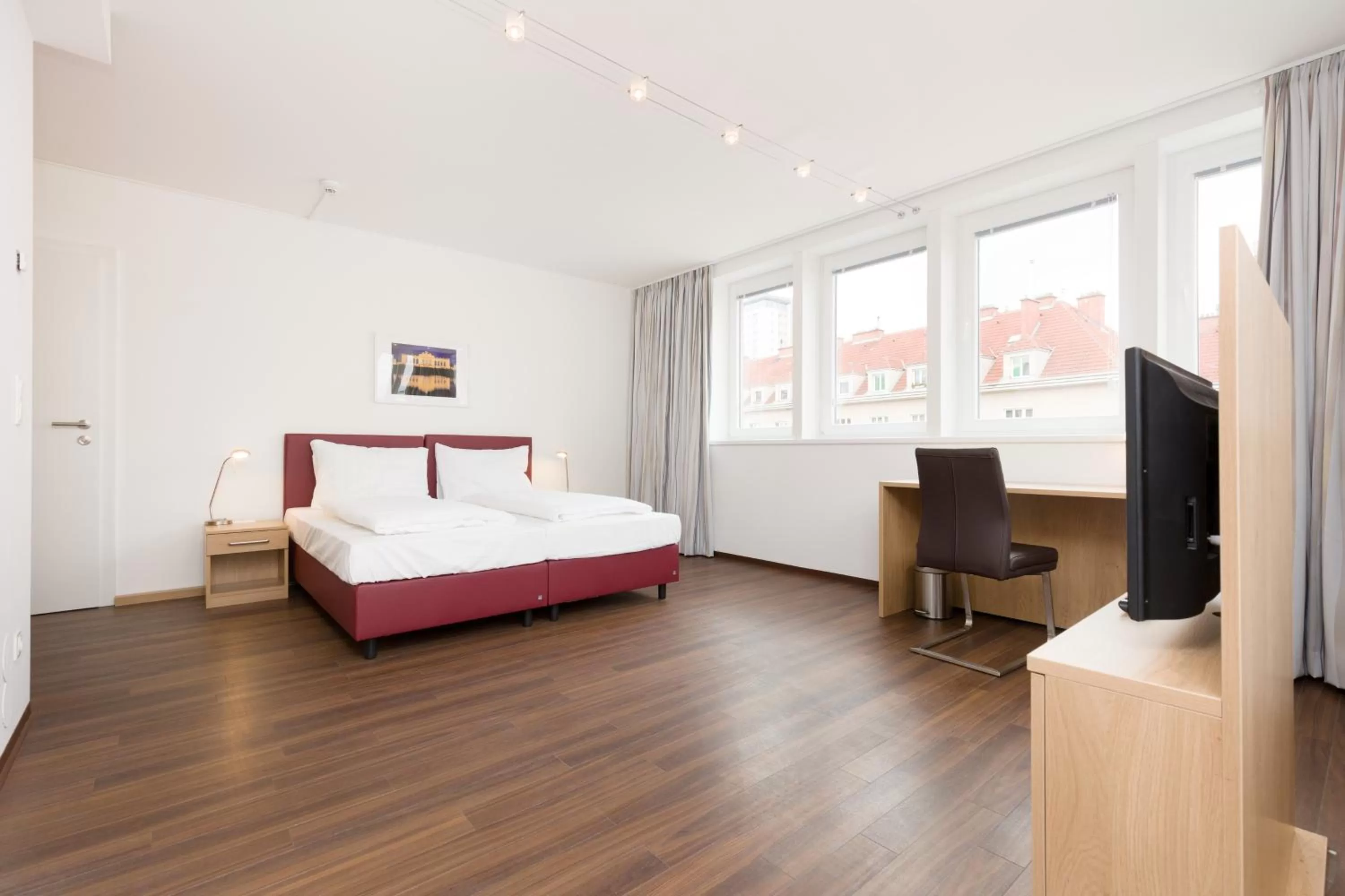 Bed in Vienna Stay Apartments or Rooms 1050