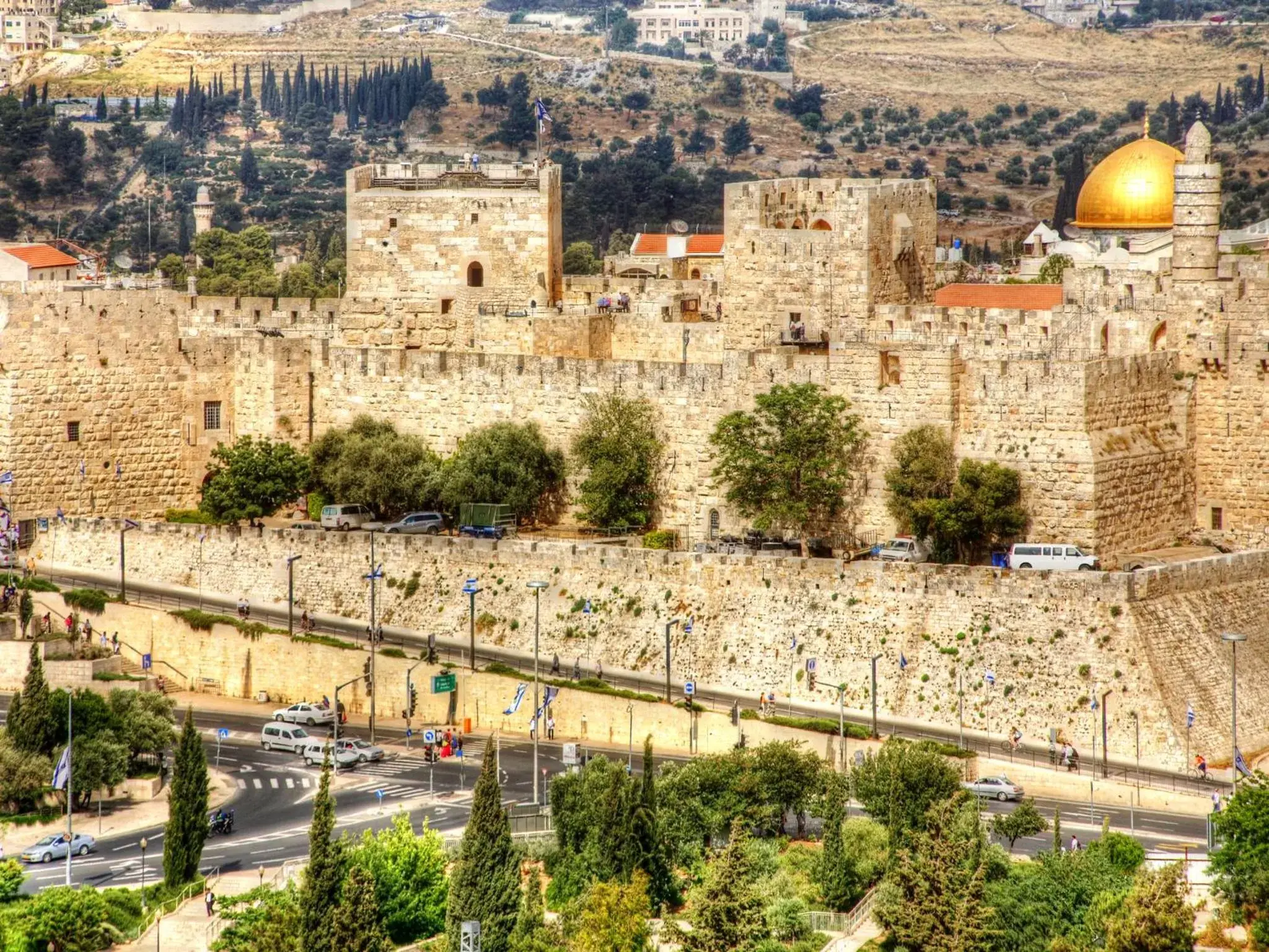 View (from property/room) in King David Hotel Jerusalem