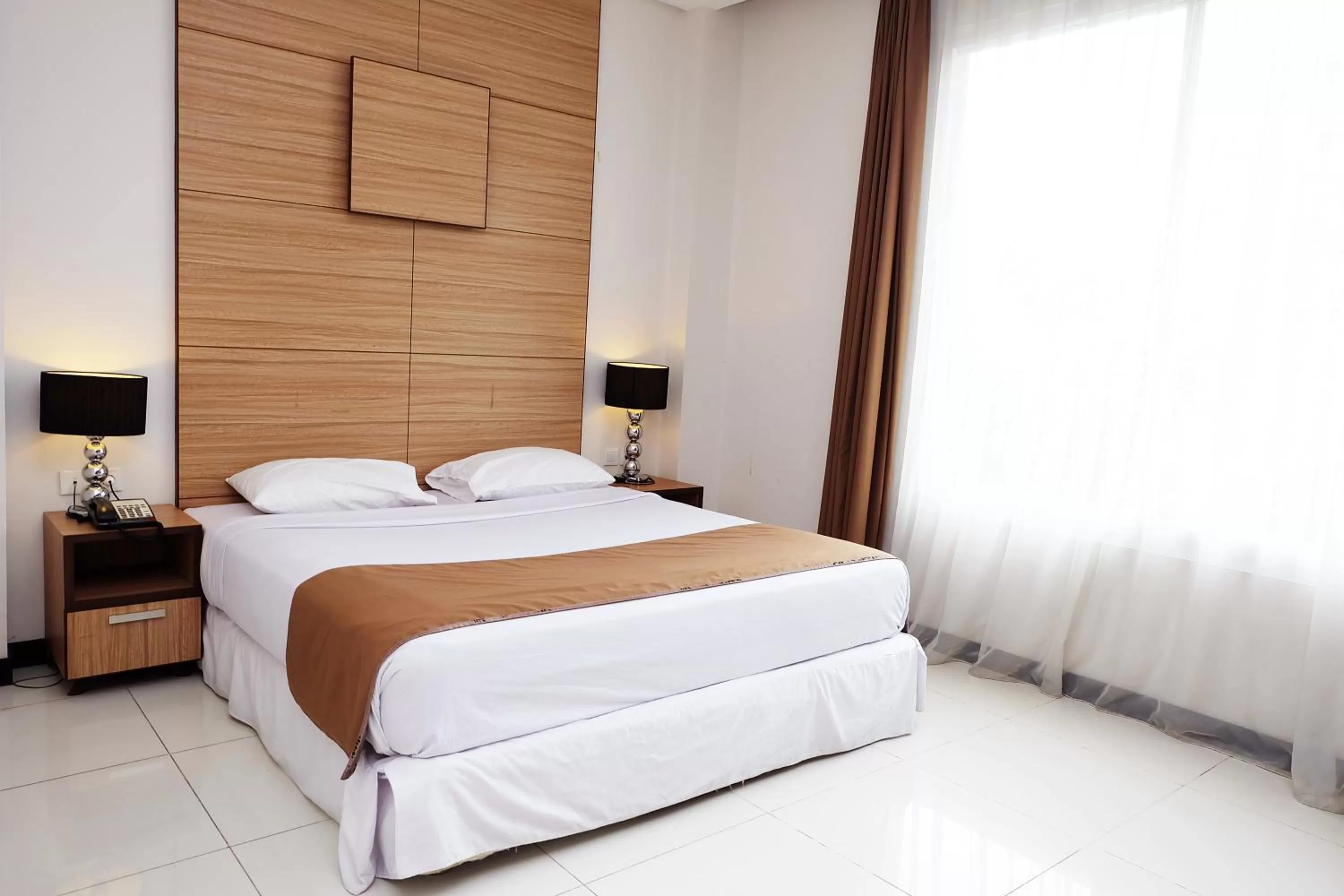 Bed in Royal Hotel Bogor