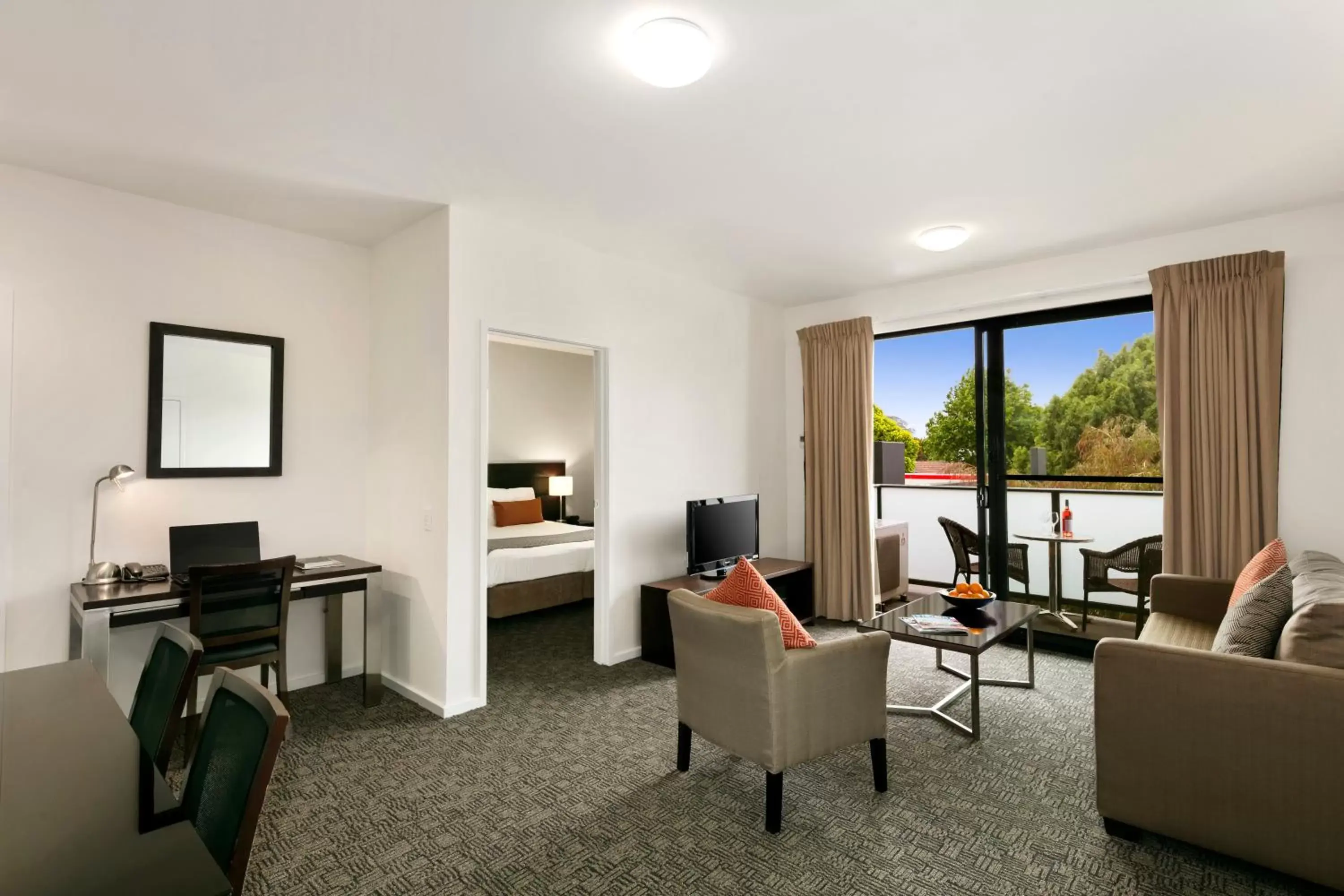 Living room in Quest Moorabbin Living room in Quest Moorabbin