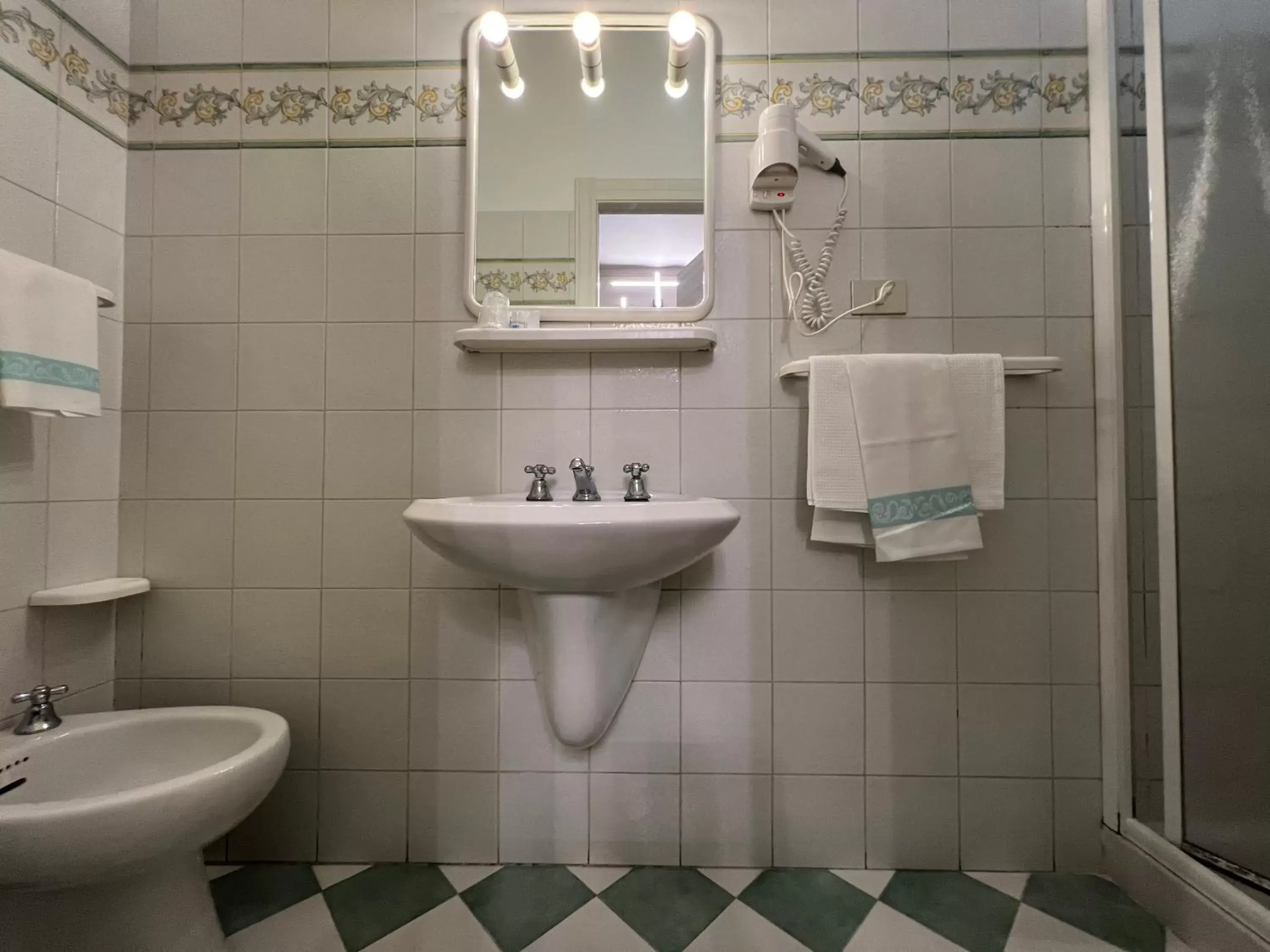 Shower, Bathroom in Hotel Villa Primavera