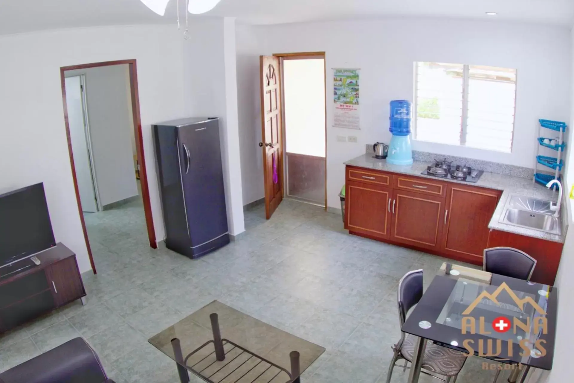 Bed in Alona Swiss Resort Bed in Alona Swiss Resort