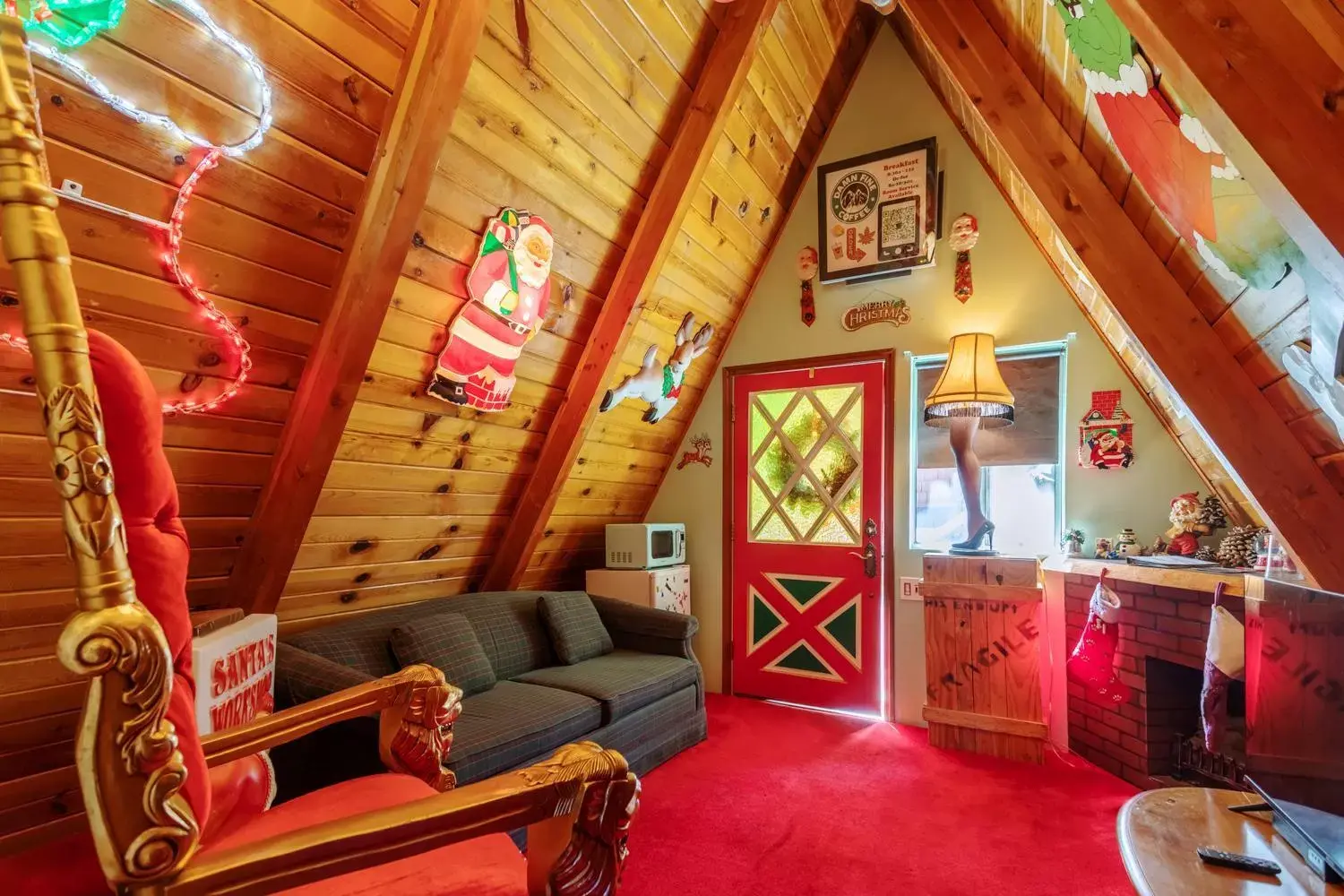 Living room, Seating Area in Hicksville Pines Chalets & Motel