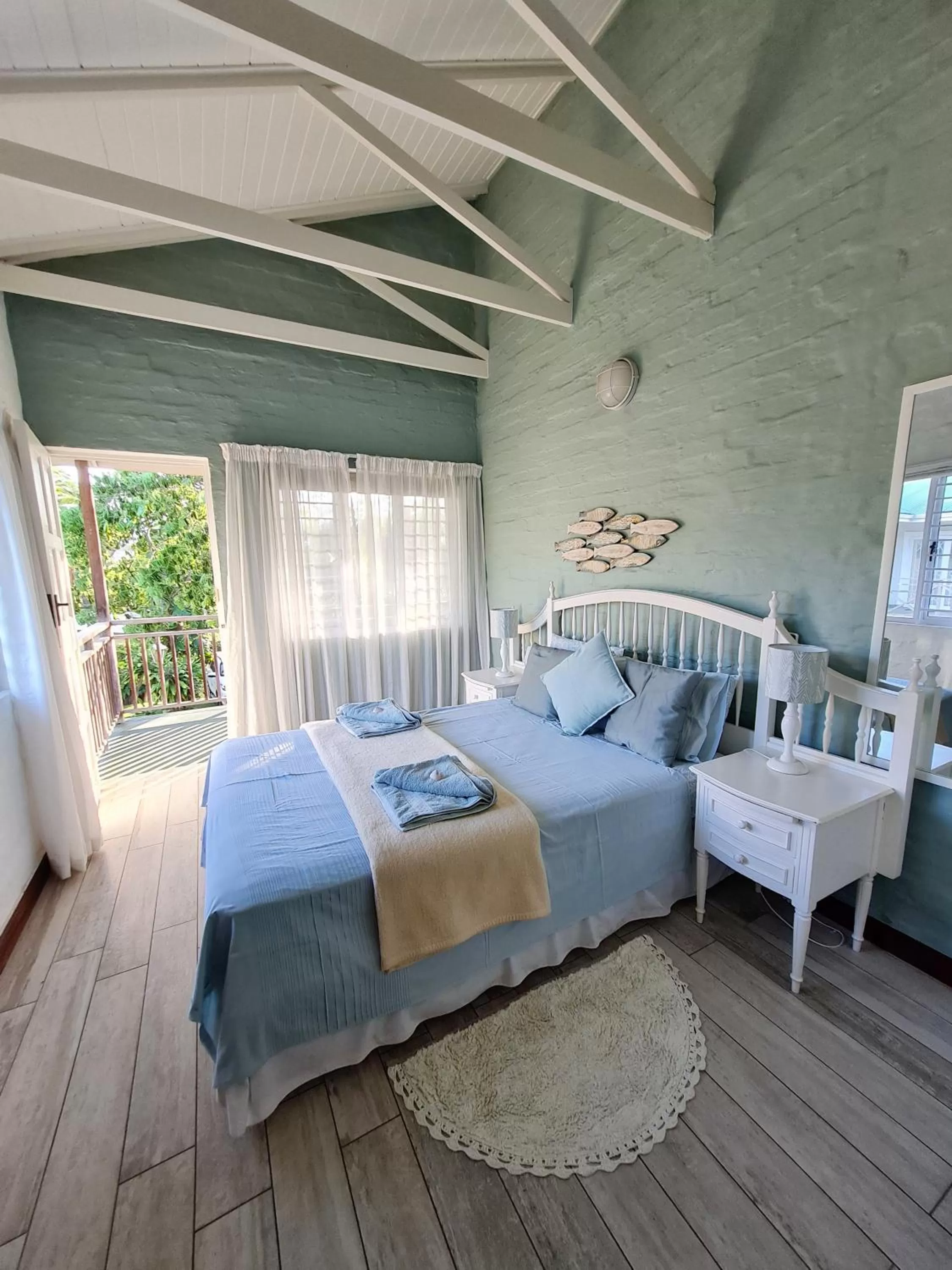 Balcony/Terrace, Bed in Shaka's Seat Guesthouse