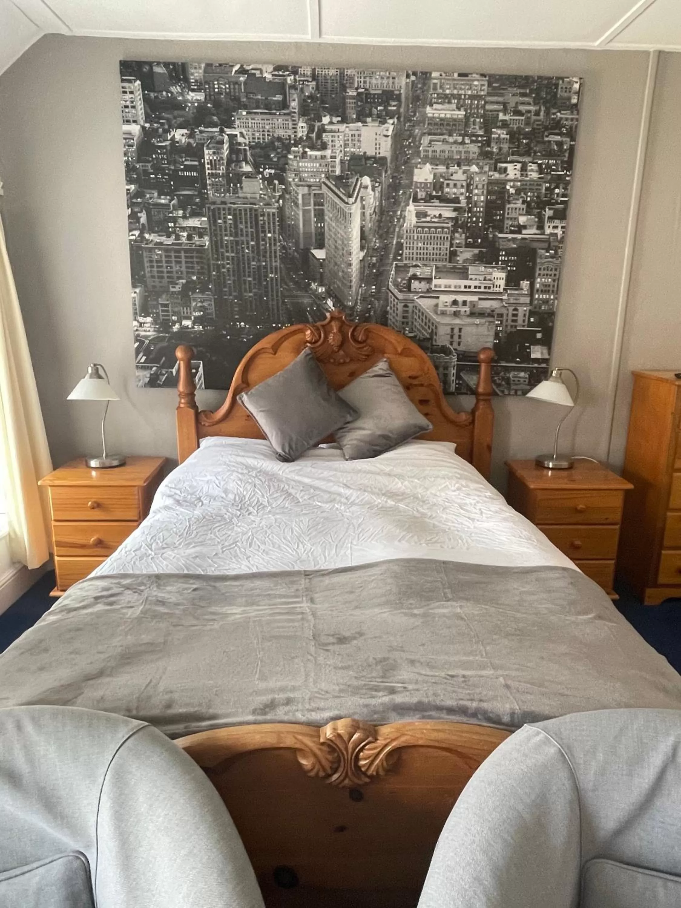 Bed in The Angel Inn