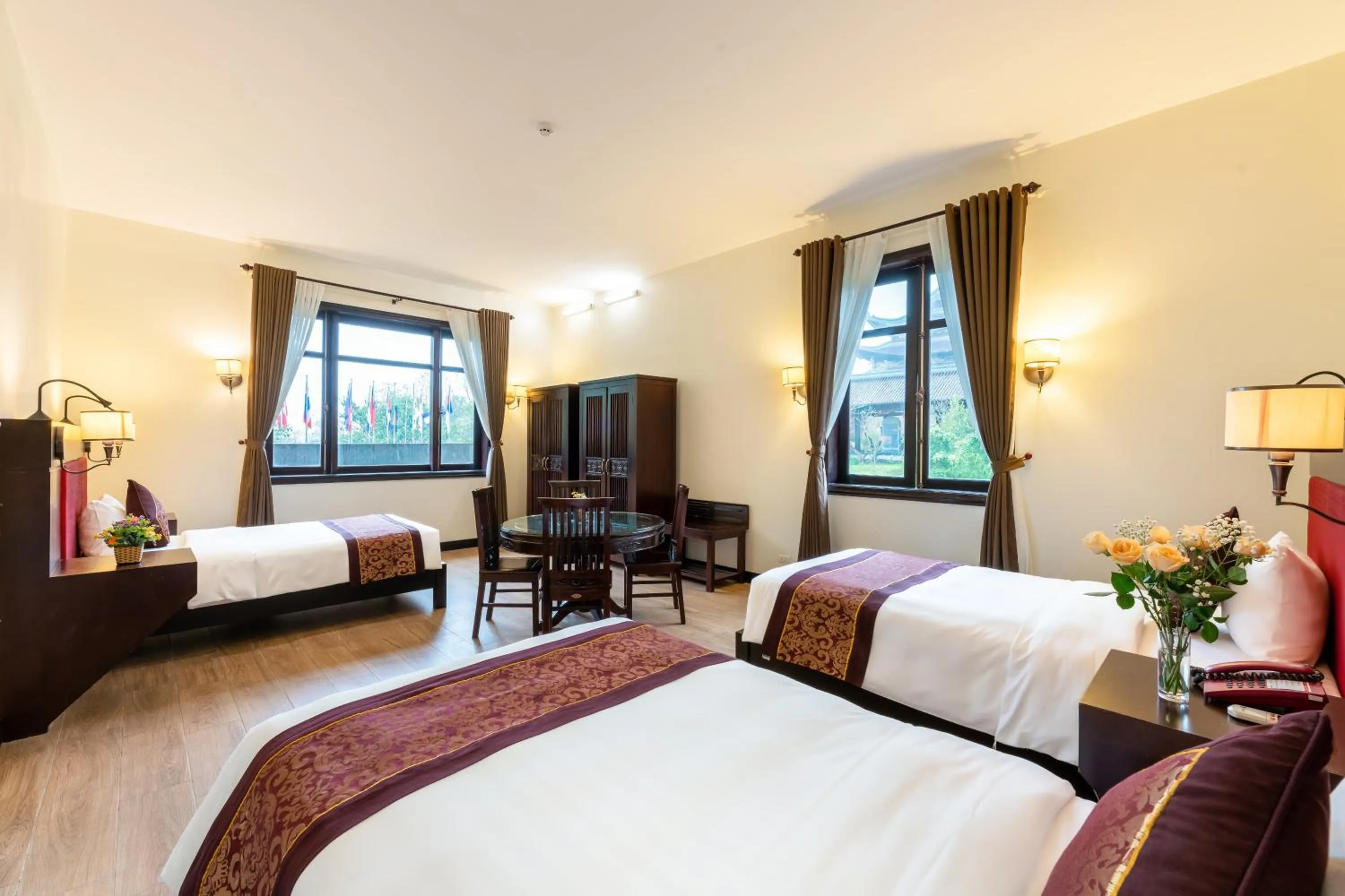 Photo of the whole room, Bed in Khách xá Bái Đính