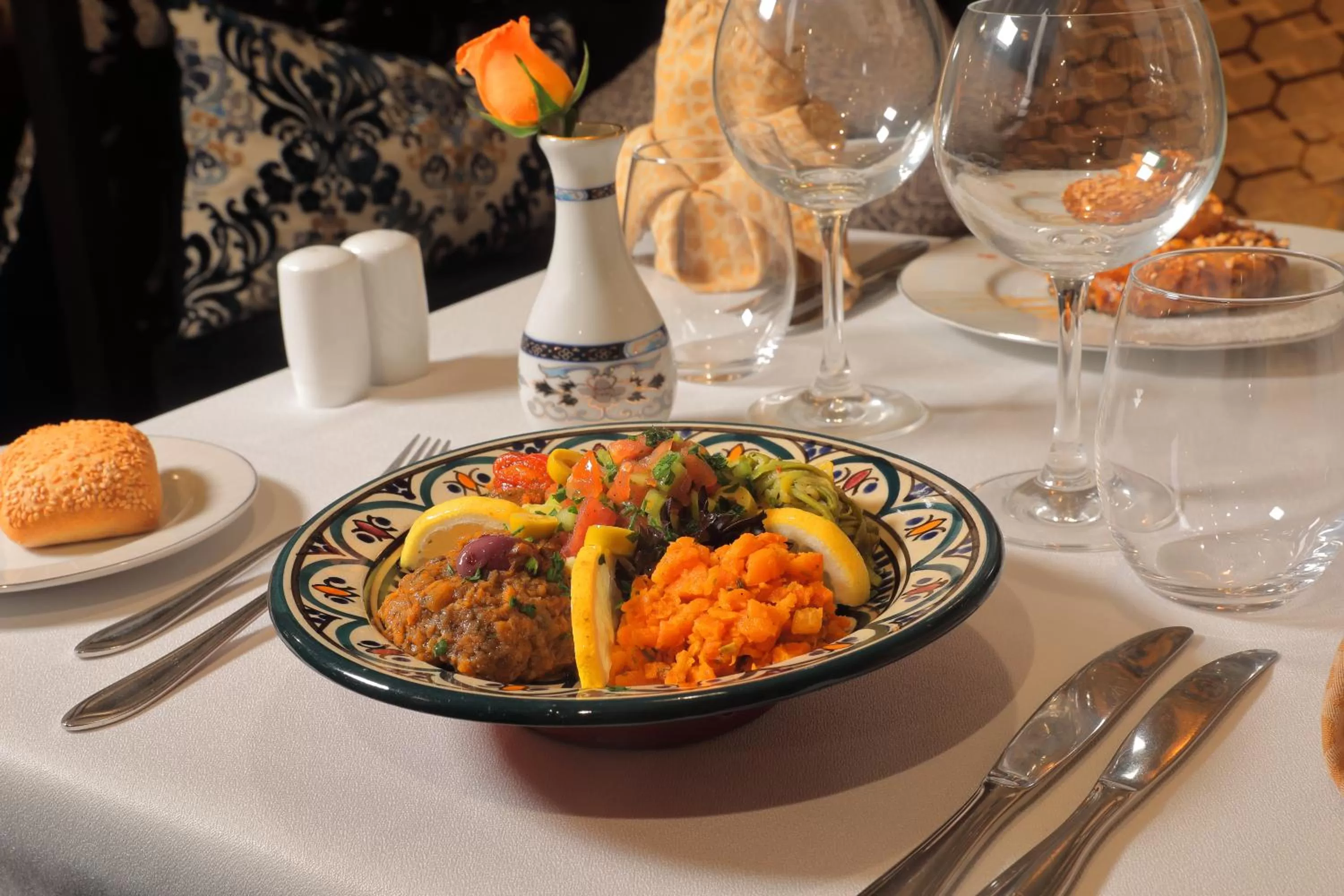 Food and drinks in Le Palace d'Anfa