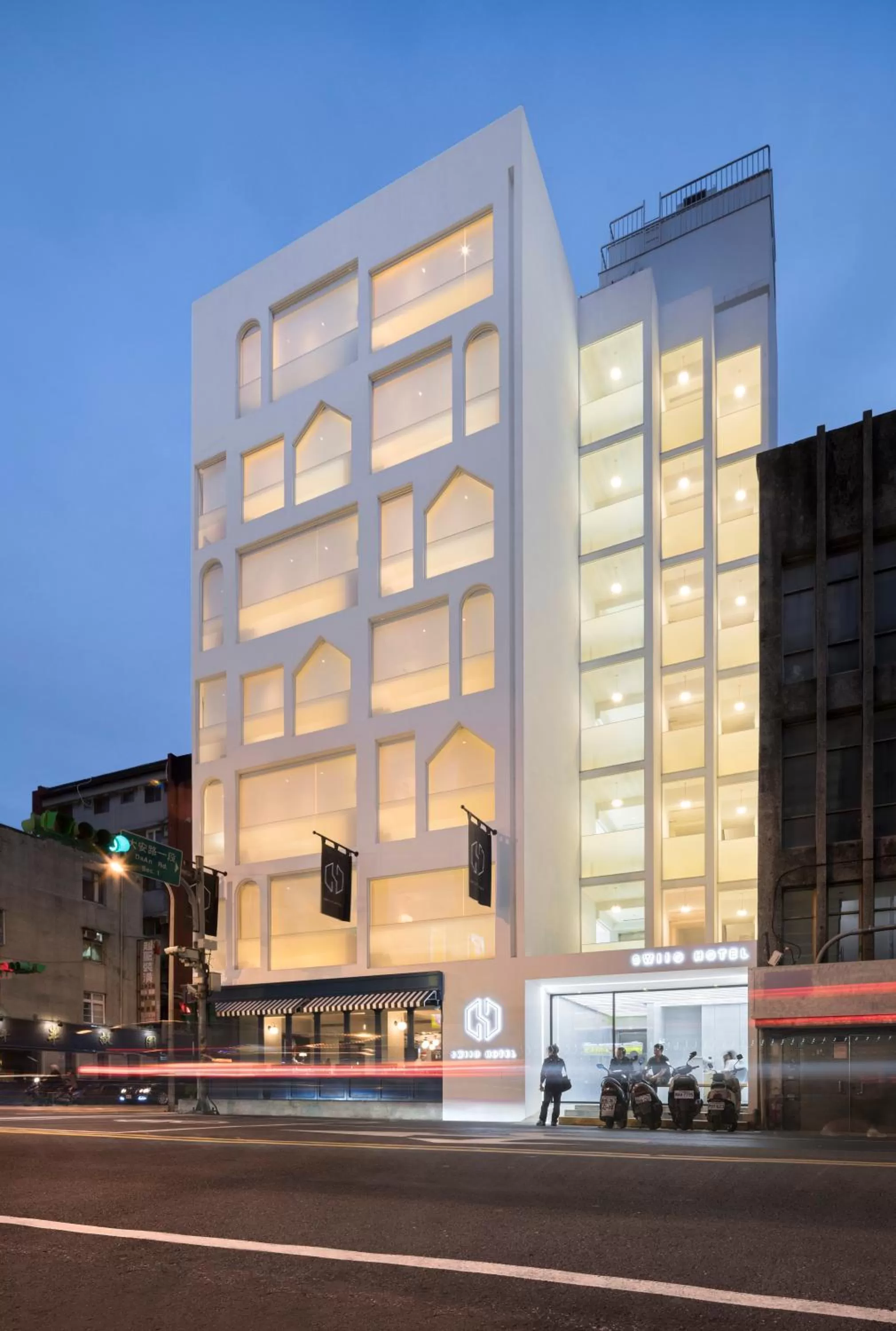 City view in Swiio Hotel Daan