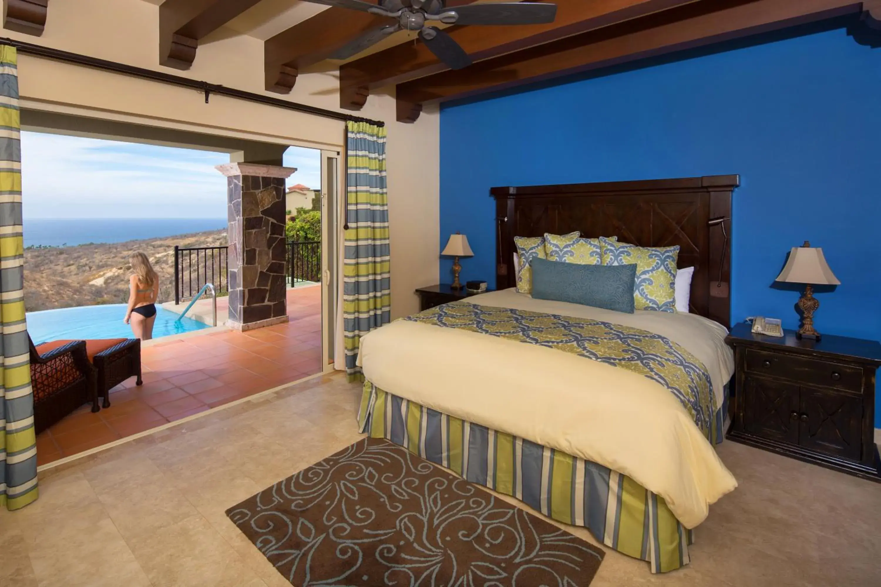 Bedroom, Bed in Montecristo Villas at Quivira Los Cabos -Vacation Rentals