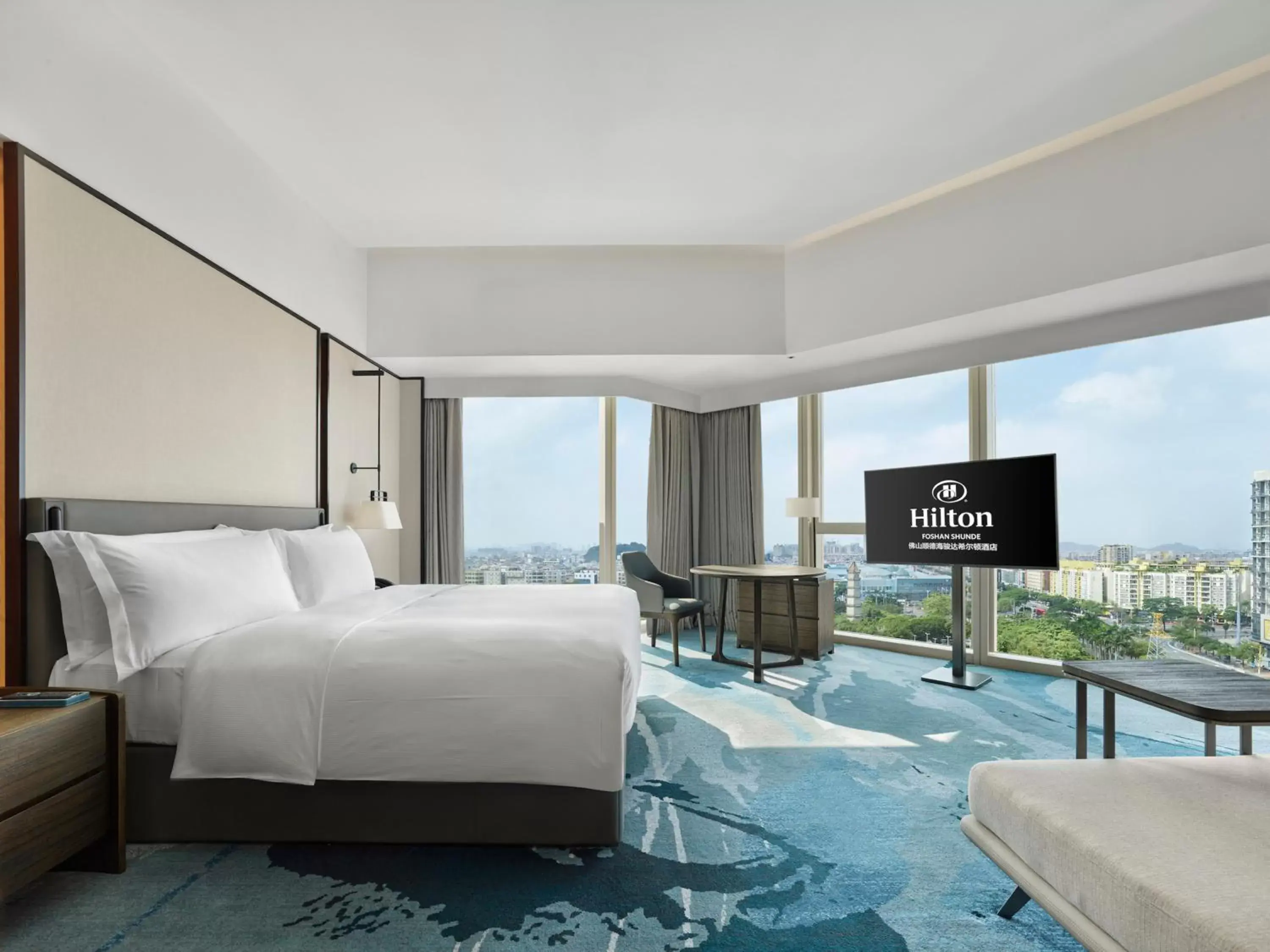 Bed in Hilton Foshan Shunde