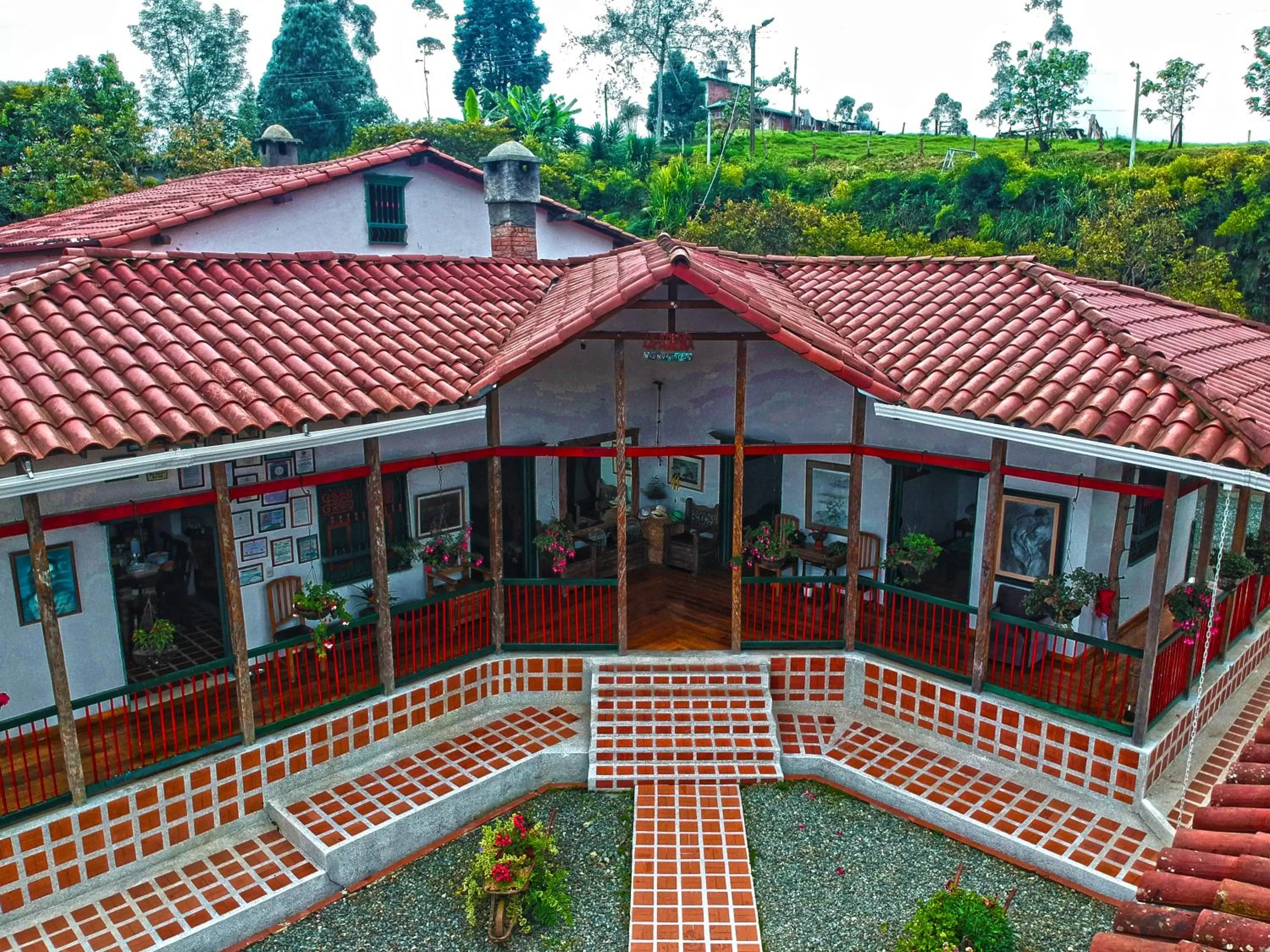 Facade/entrance in Finca Campestre La Adelita B&B