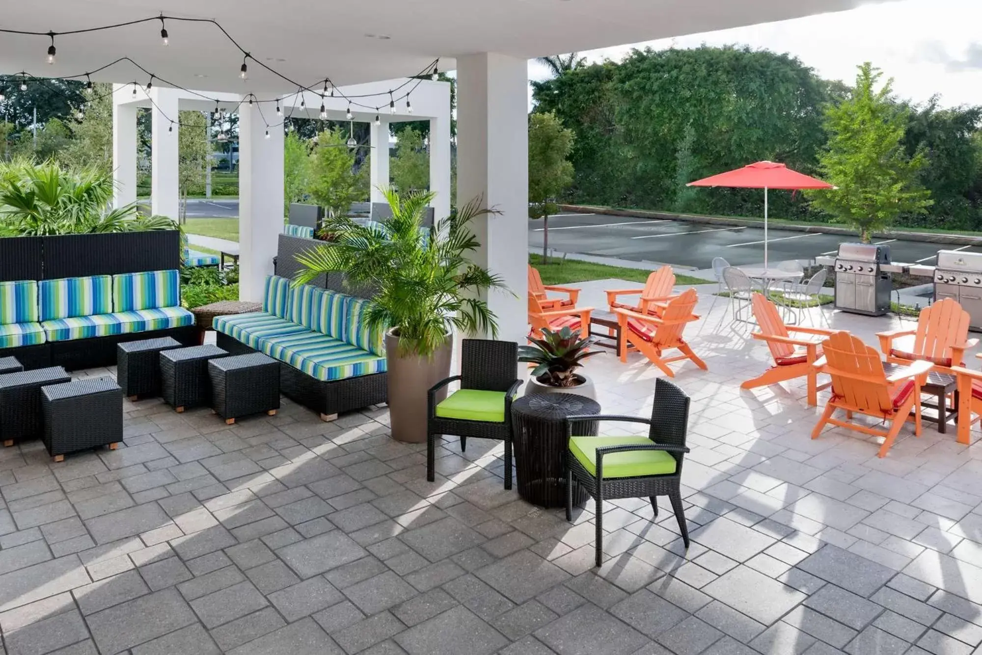 Patio in Home2 Suites By Hilton Ft. Lauderdale Airport-Cruise Port