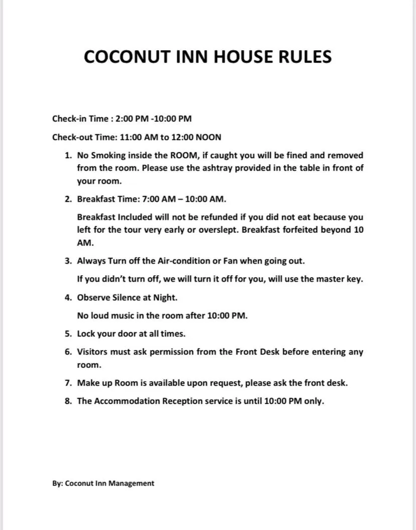 Coconut Inn Moalboal