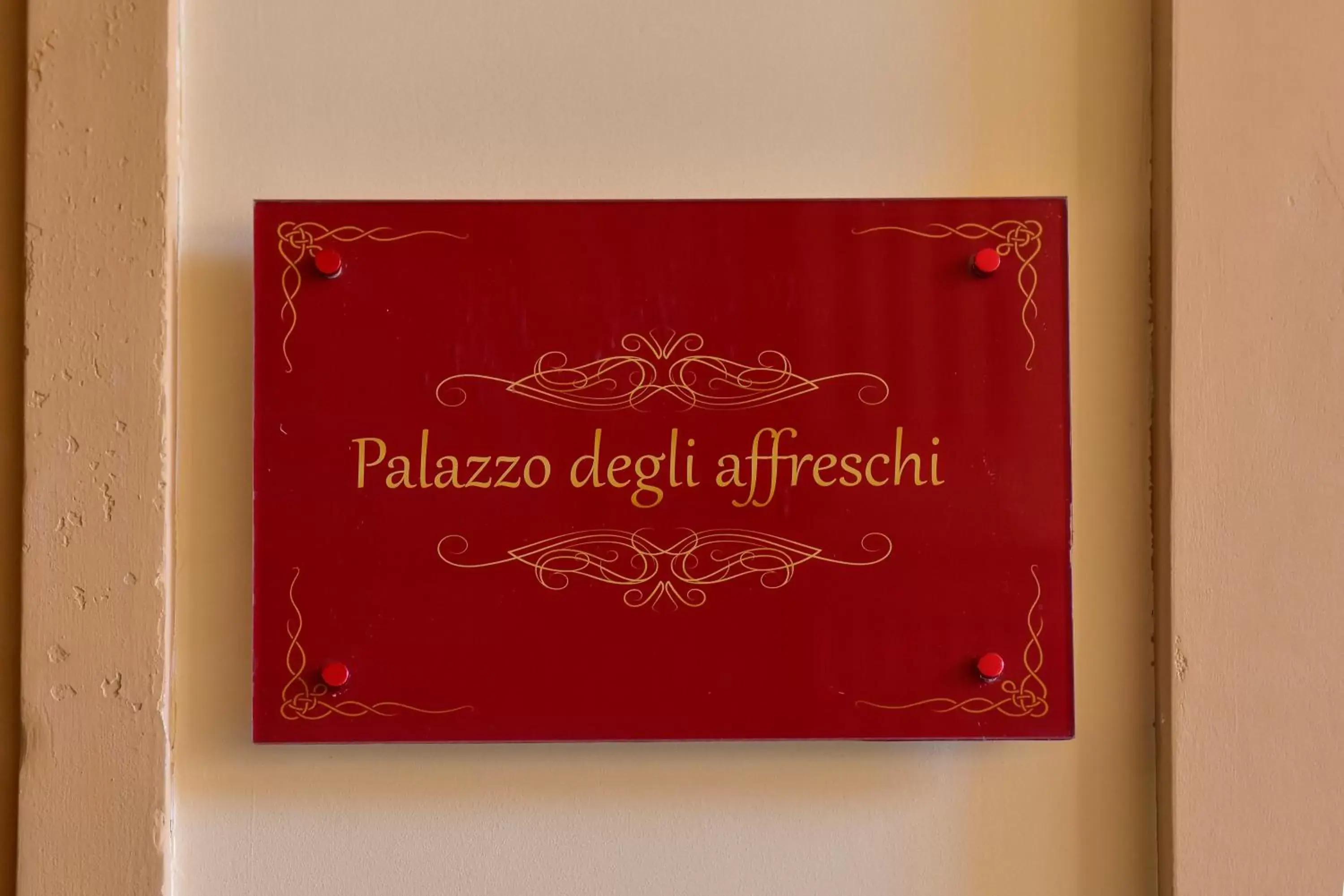 Property logo or sign in Palazzo degli Affreschi