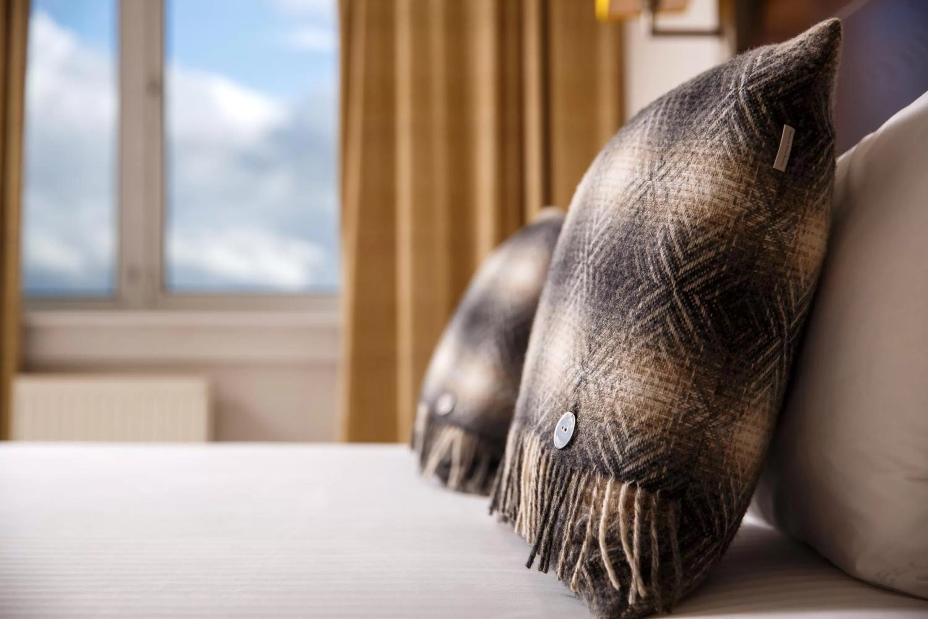 Decorative detail, Bed in Mercure Ayr Hotel